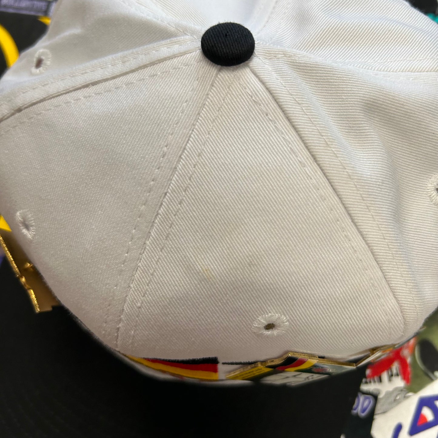 Vintage The Game Atlanta 1996 Olympic Games Germany Logo SnapBack Hat With 3 Pins