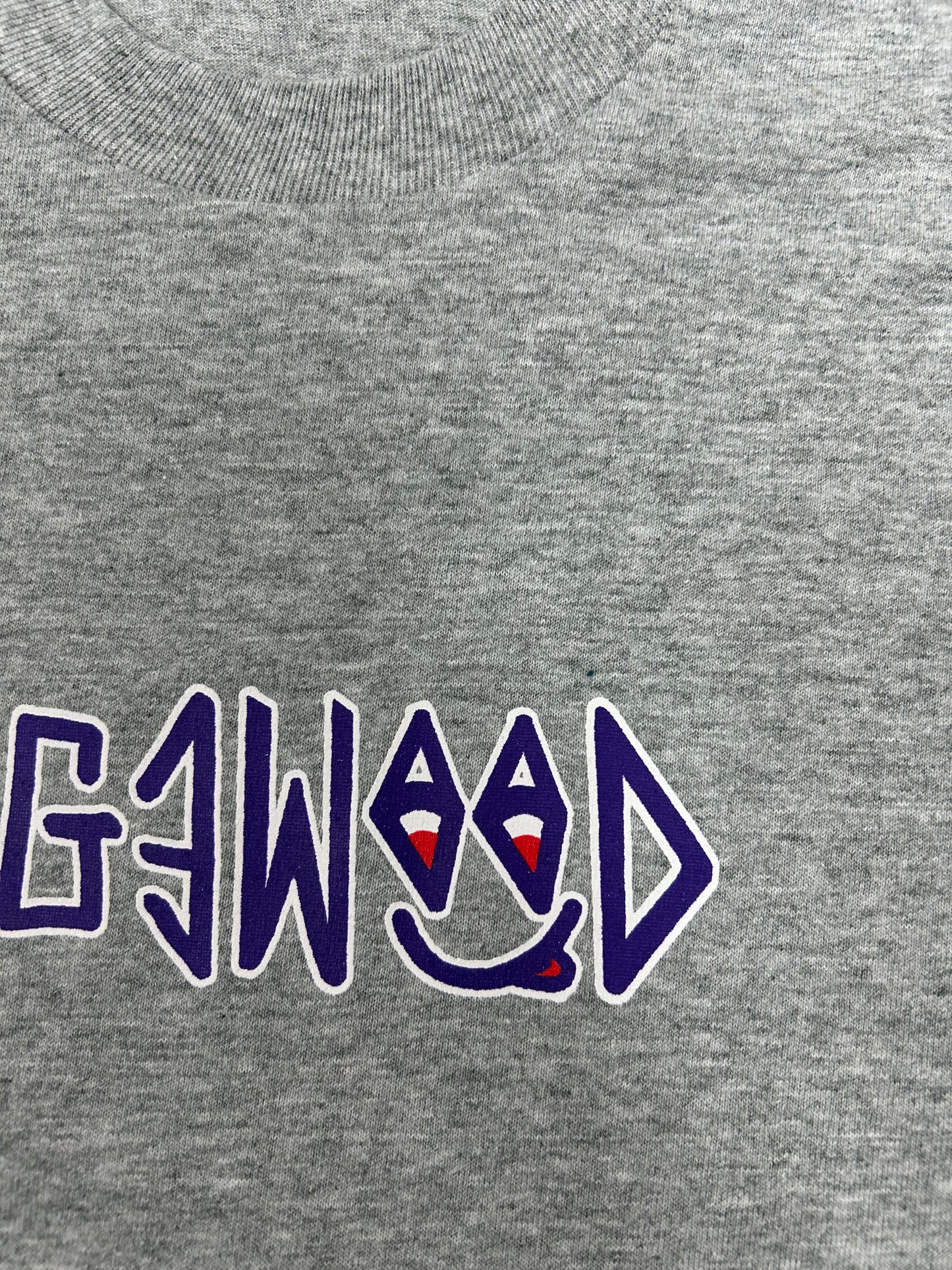 Edgewood NJ first edition “Deeper Than The Roots.” Long Sleeve Tee 2XL 25.5x32.5 Inches Gray Fruit Of The Loom 90/10 Blend Honduras