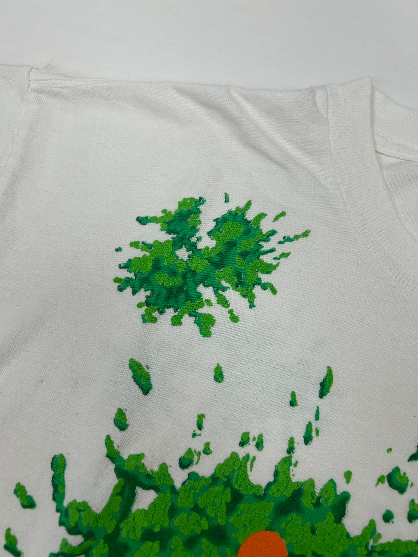 Vintage Nickelodeon Studios Production Dept. Universal Studios Slime Tee Large 22.5x28.75 Inches