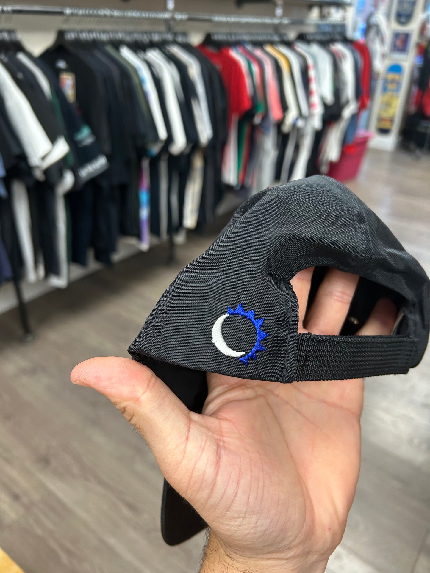 Vintage MARLBORO Hat Cap Strap Back Black Goin To The Ranch Sun Moon 90s NWT NEW