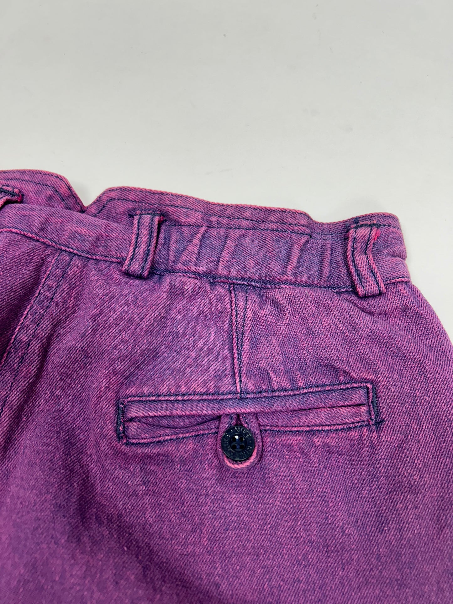 Vintage Nike by Andre Agassi Challenge Court Acid Wash Denim Tennis Skirt Size Tagged Medium About 14.5x18.5 Inches
