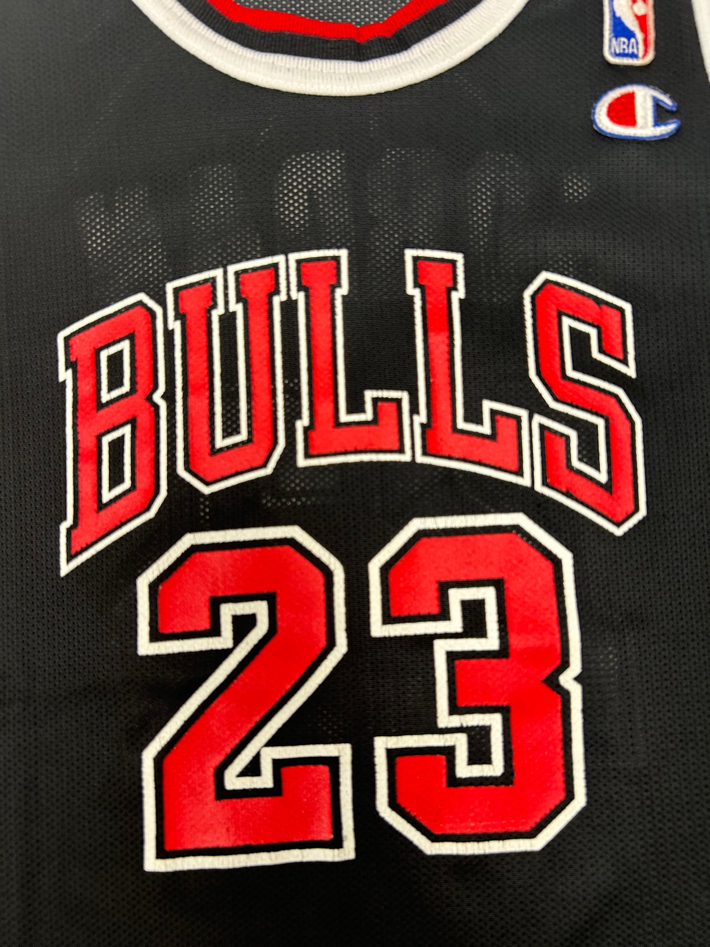 Vintage 90s Champion Michael Jordan Chicago Bulls #23 NBA Jersey Youth XL 18-20 20x27.75 Inches