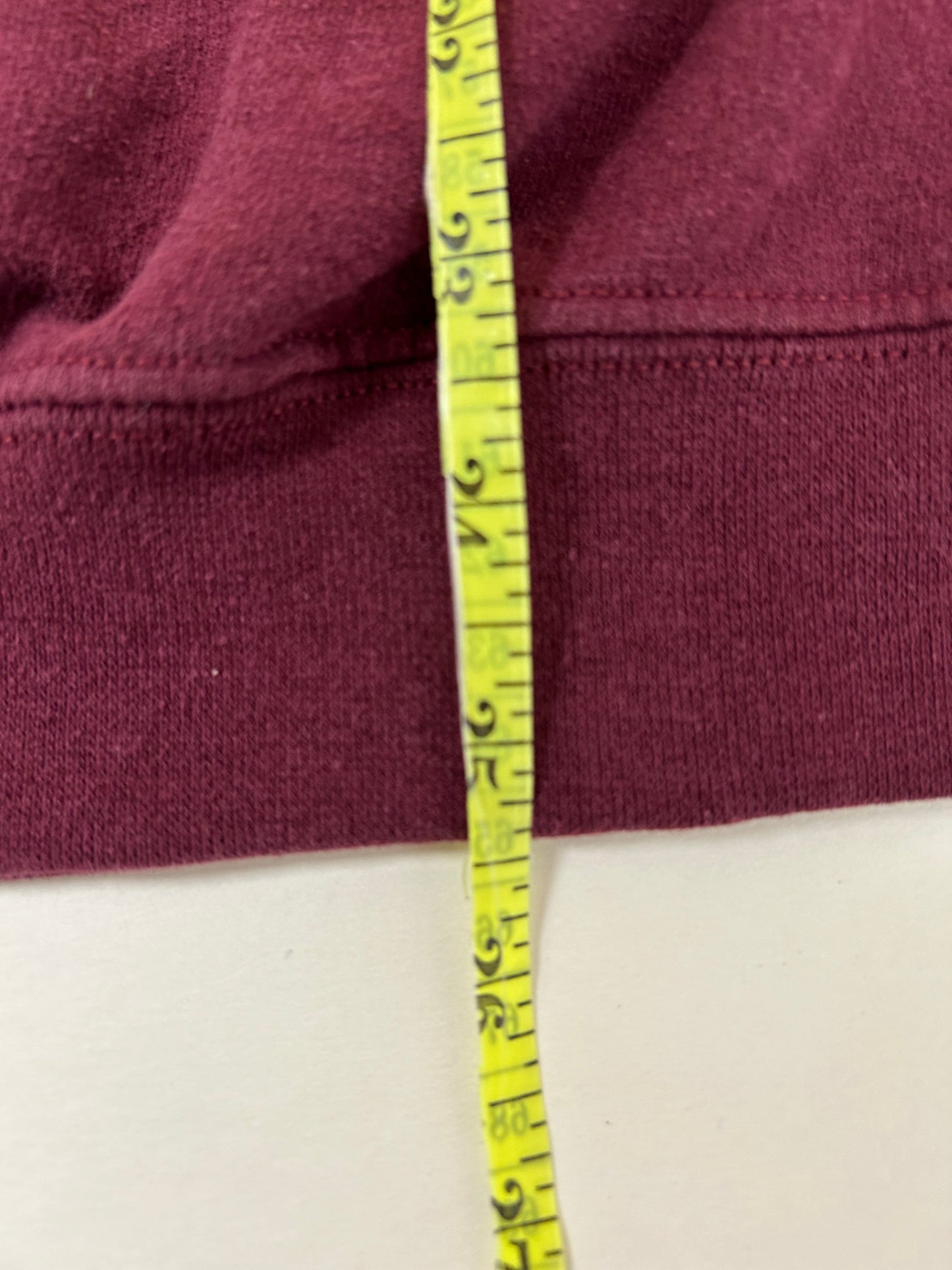 00s Obey Crewneck Sweatshirt Maroon Medium 22.5x25.5 Inches