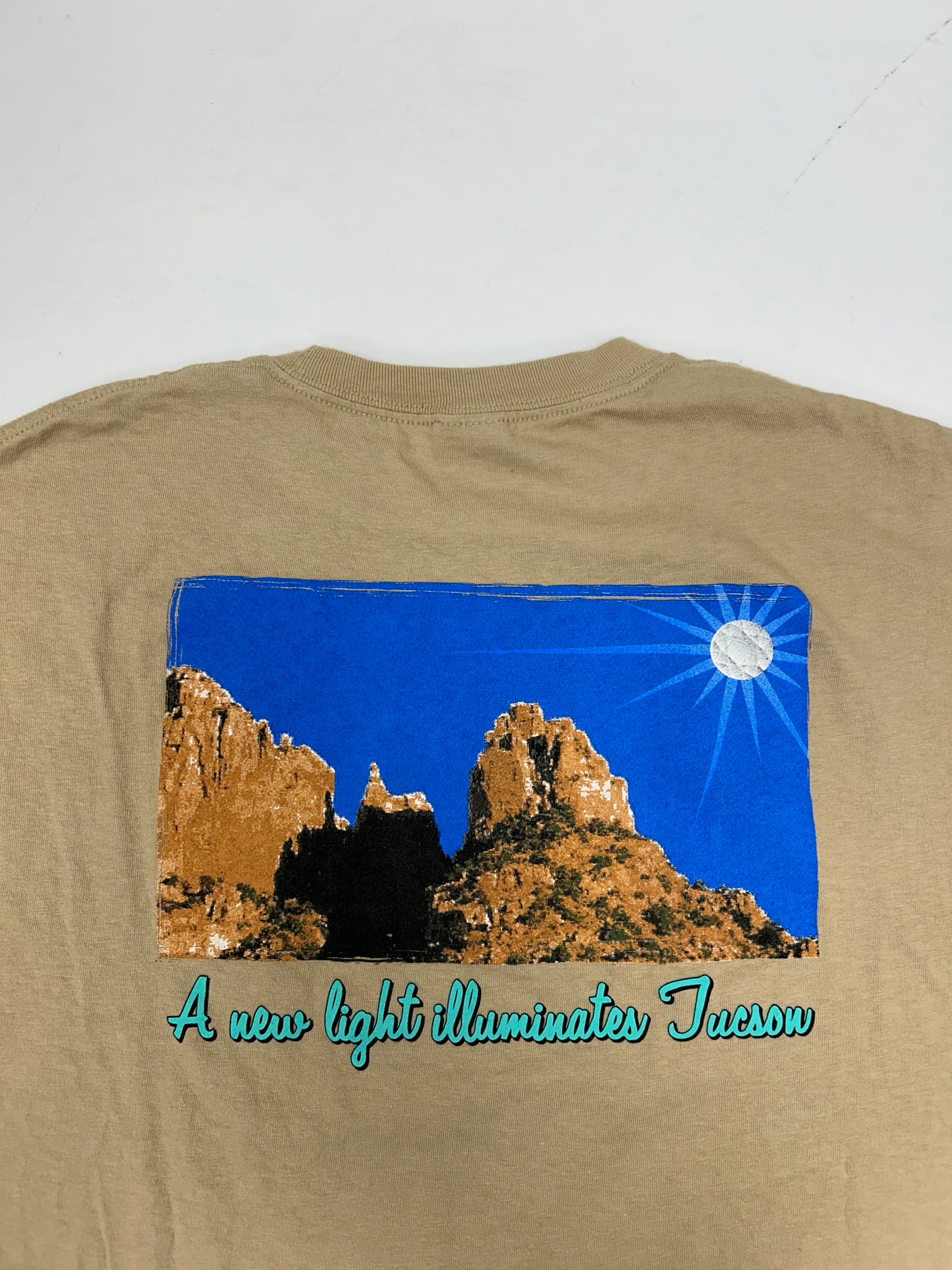 Vintage 00s Tiffany & Co. Jewelry Tucson A New Light Illuminates Tucson Store Tee XL 23.25x29.5 Inches