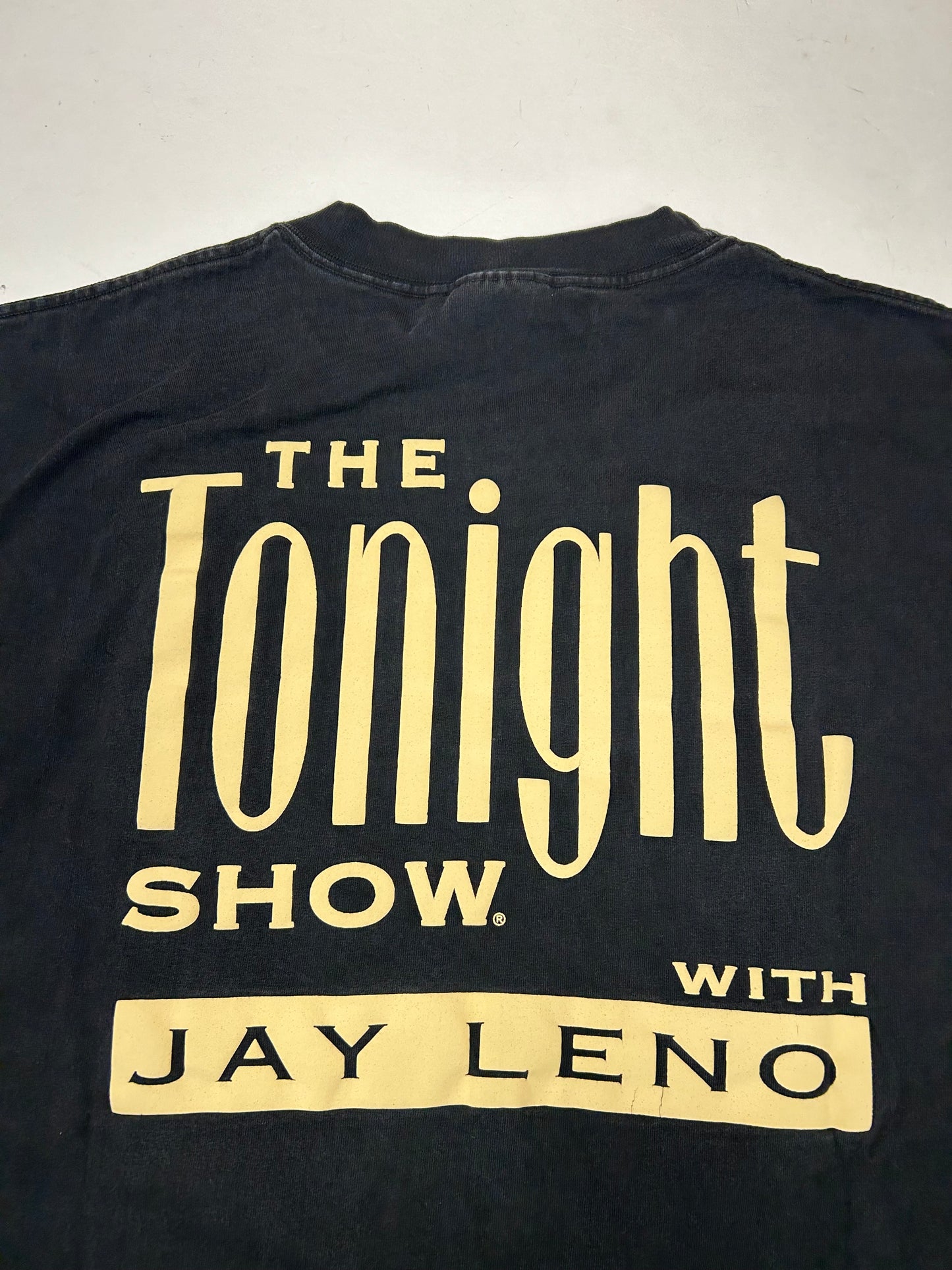 Vintage The Tonight Show With Jay Leno TV Promo Tee XL 23.75x30.25 Inches
