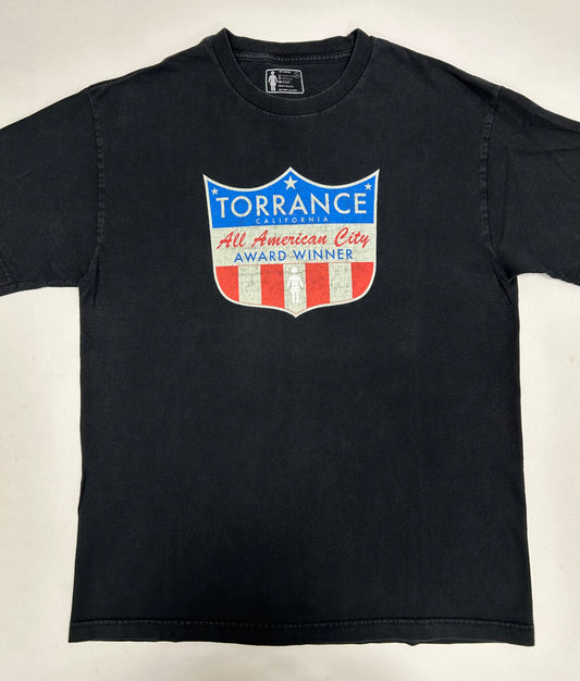Girl Skateboards Torrance California All American City Award Winner Skate Tee Large 21.5x29.25 Inches As Is Worn In