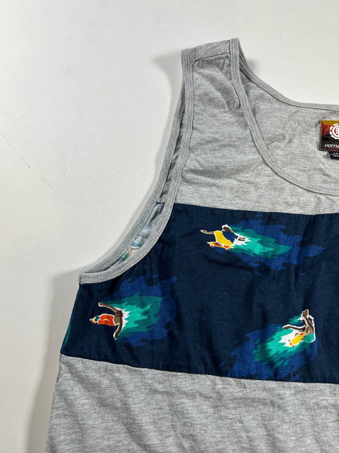 Element Skateboards Hoffman Tank Top Sleeveless Beach Skateboarding Gym Large 21.25x29/30 Inches