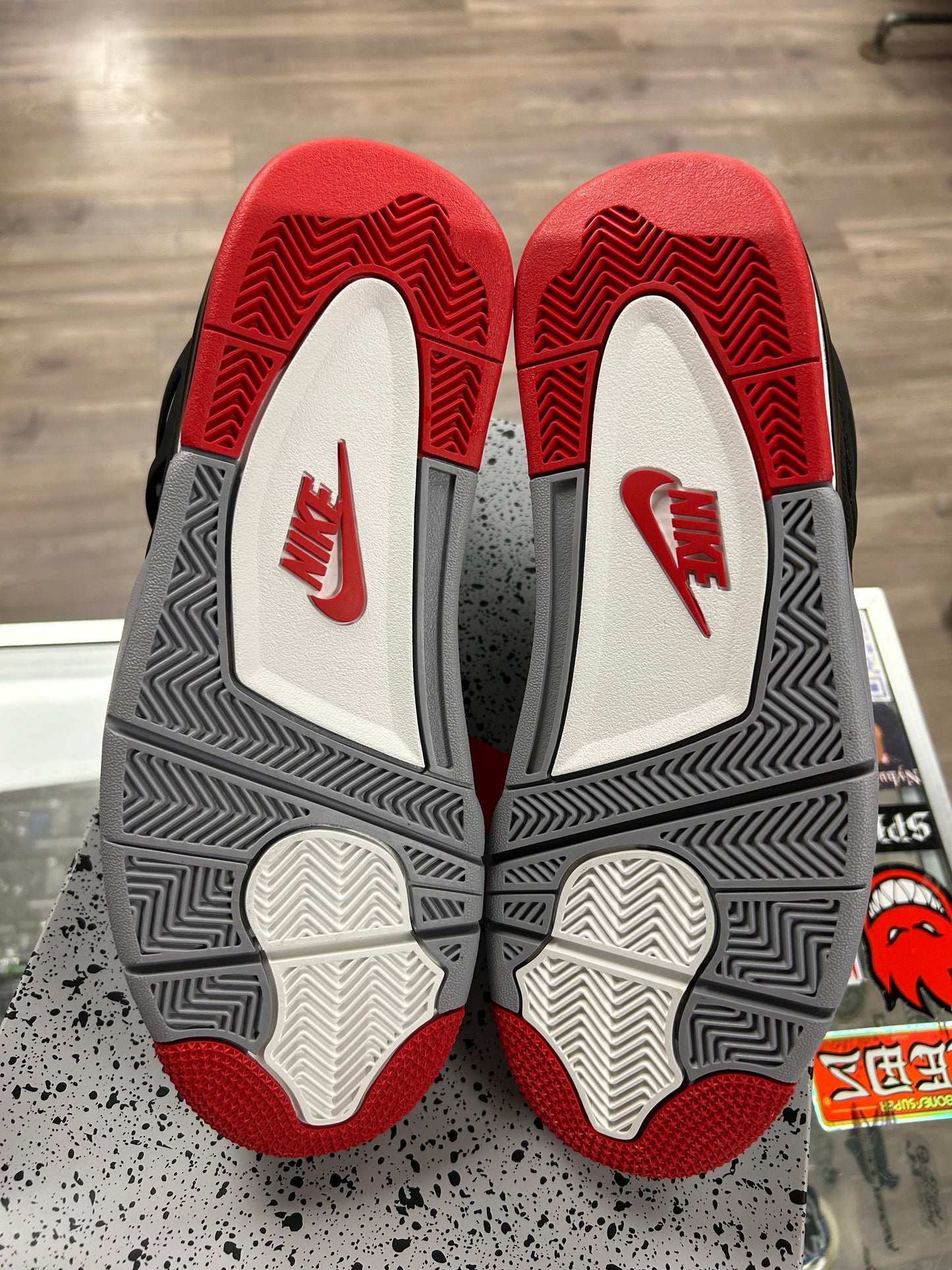 2024 Nike Air Jordan 4 Retro Bred Reimagined Size 10 FV5029 006 DS Brand New