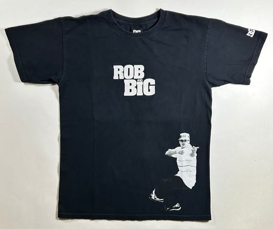 Vintage 2000s Rob and Big Black MTV Skateboard DC Shoes Tee As Is Worn Has Unstitching Small 18.5x25.5 Inches