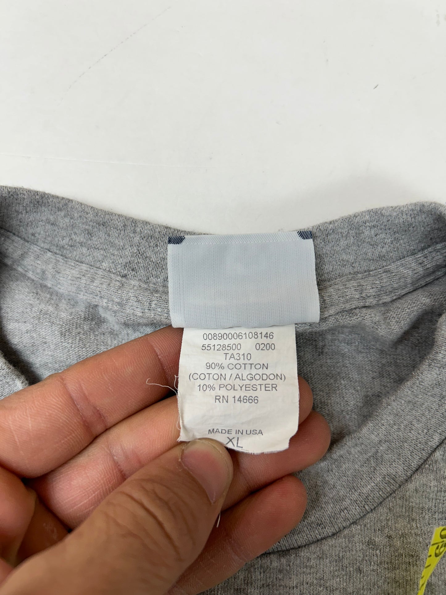 Vintage 90s F.D.N.Y. Keep Back 200Ft Firefighter Tee USA XL+ 24.5x31.25 Inches