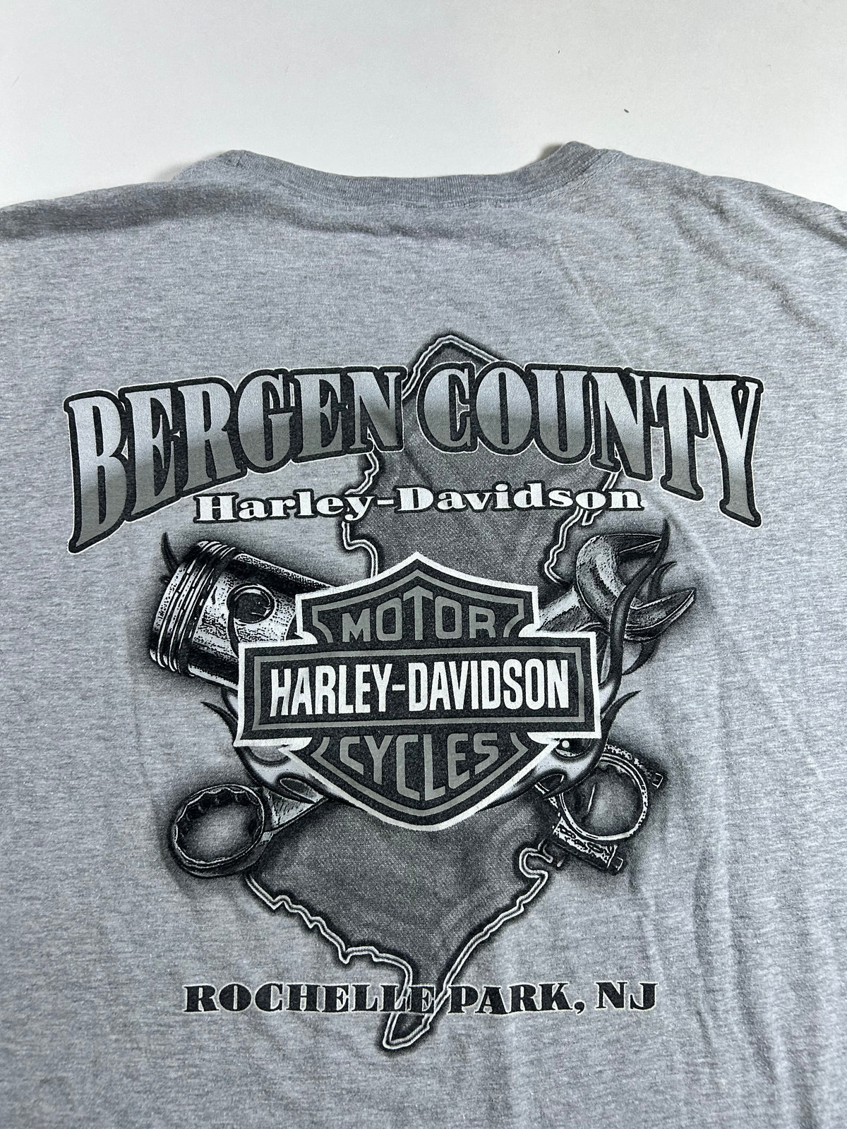 2020 Harley Davidson Motorcycle Of Bergen County Bike 1903 Rochelle Park, NJ Tee XL 24.5x29 Inches