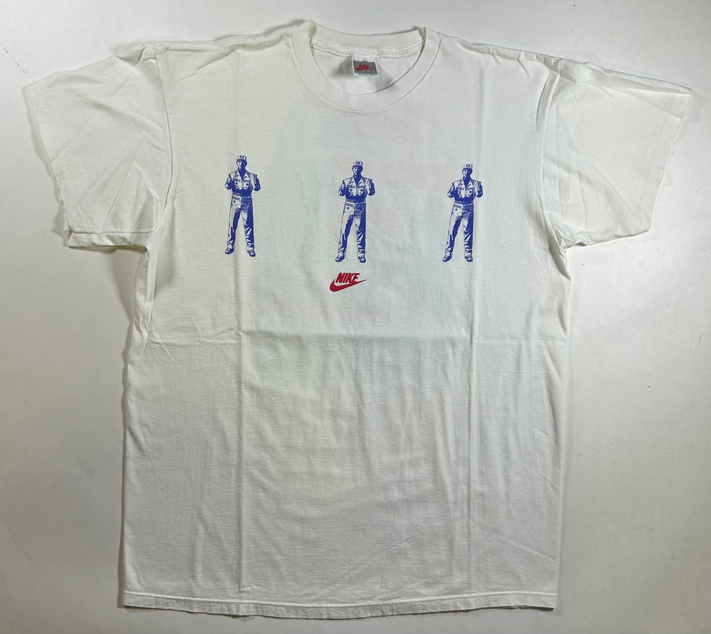 Vintage 90s Nike Super Dave I Think I Broke My Broke My Brain Dave Osborne Tee XL 23x30 Inches White