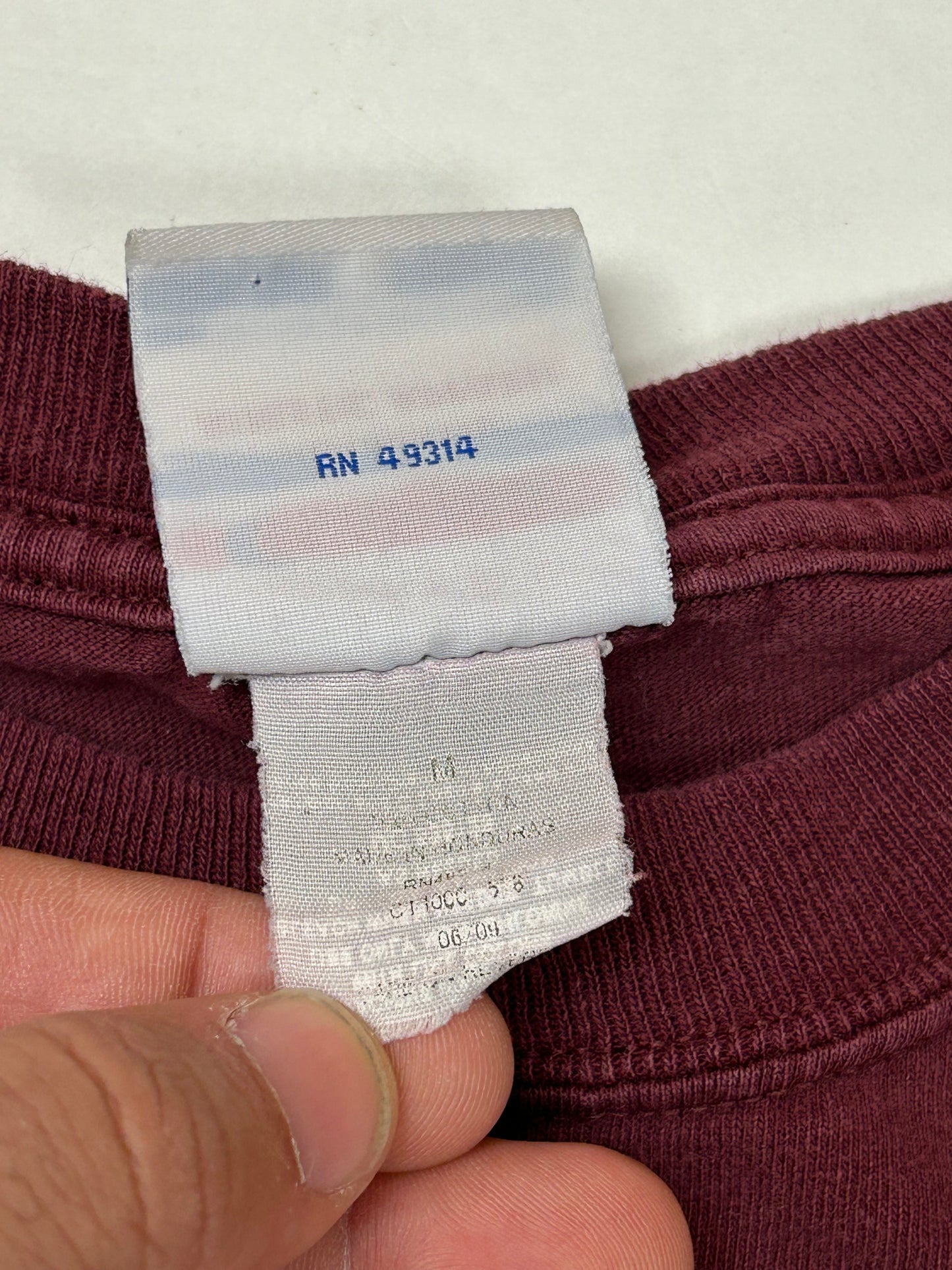 Vintage 00s Champion Virginia Tech College Tee Medium/Small Fit 19x28.5 Inches