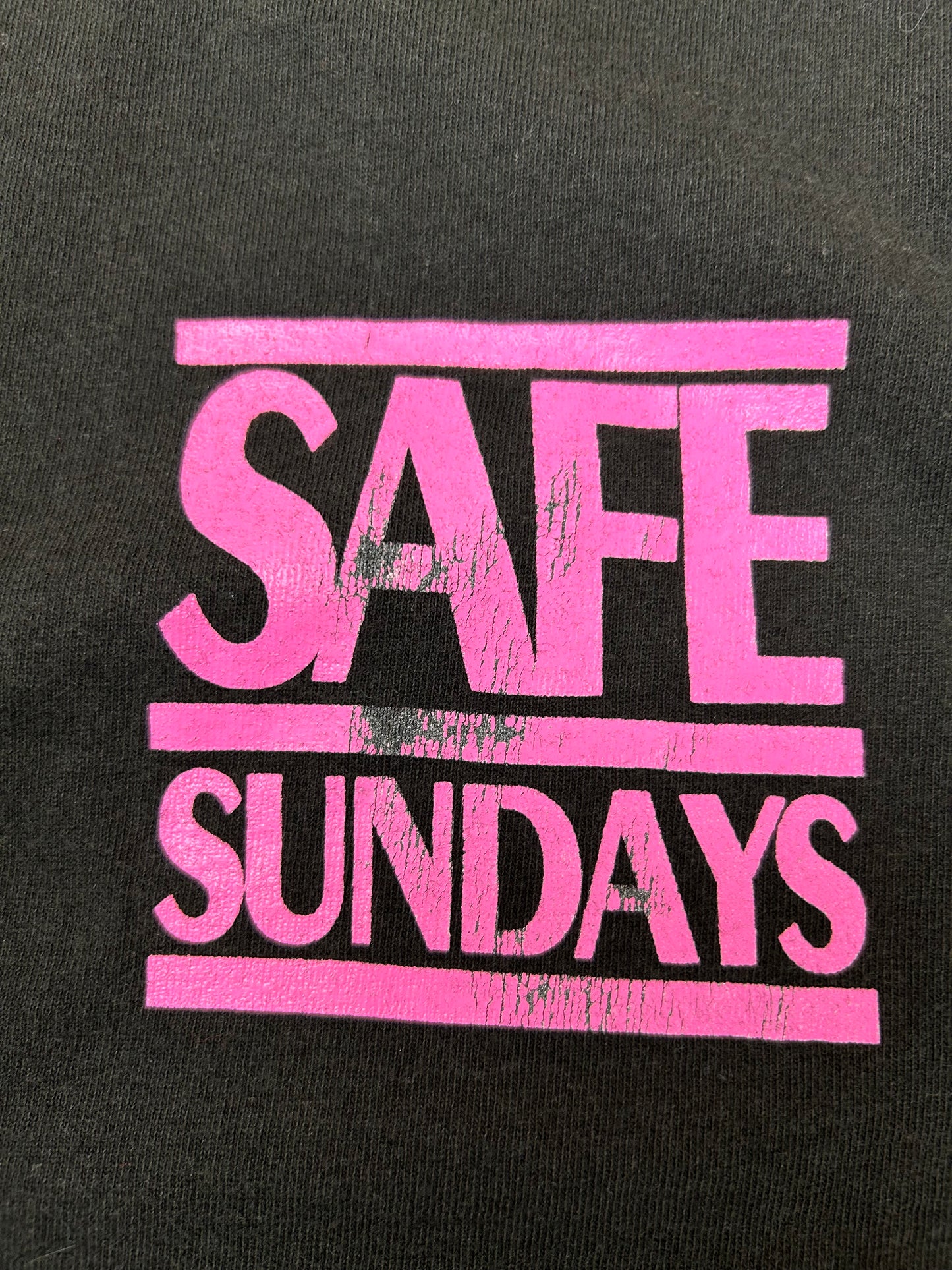 Vintage Safe Sundays Hot House Tea T Shirt XL 23x31.25 Inches Fruit Of The Loom USA Tag 1990s