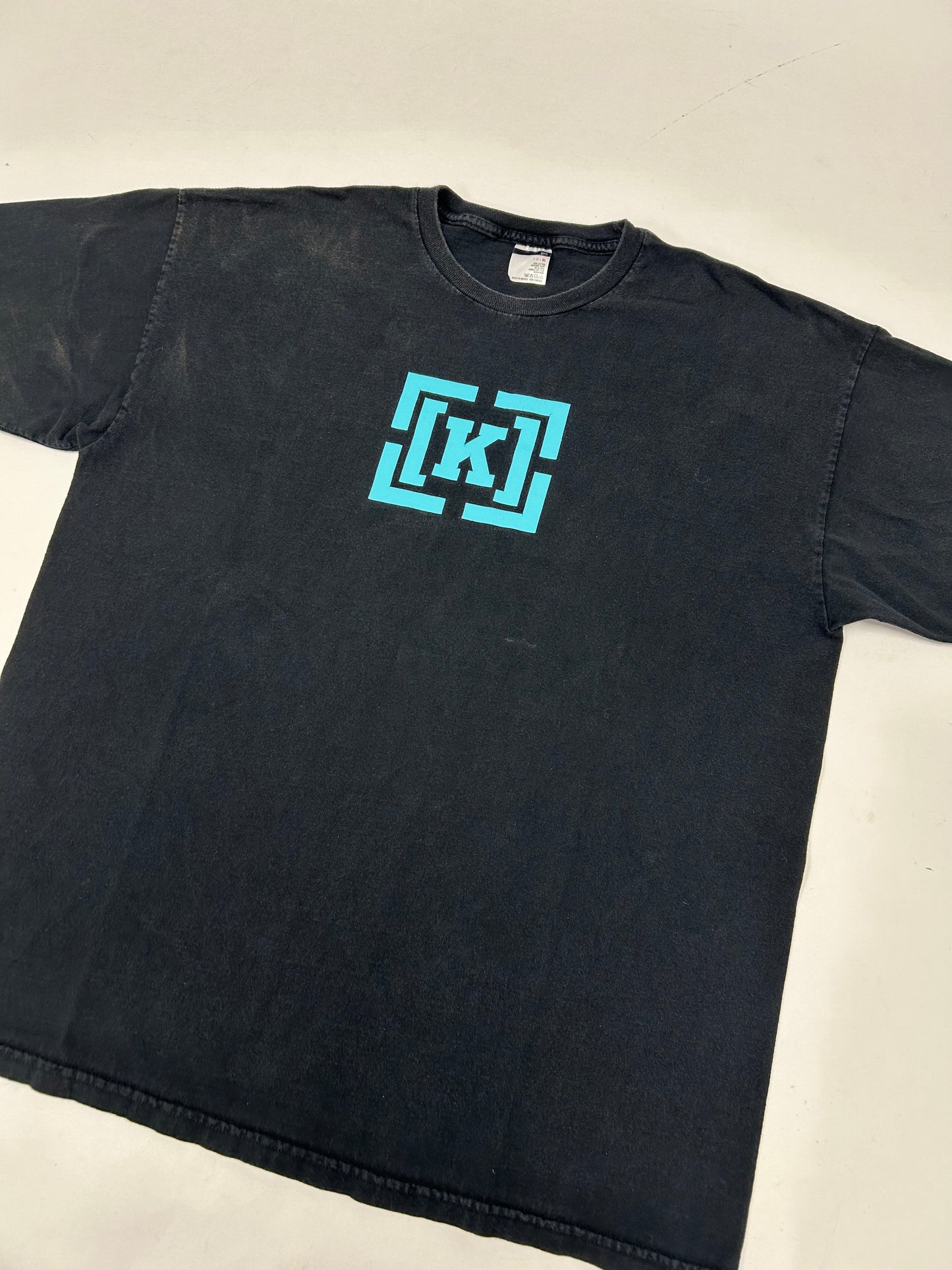 Vintage 00s KR3W K Staple Logo Tee XL Faded & Worn In