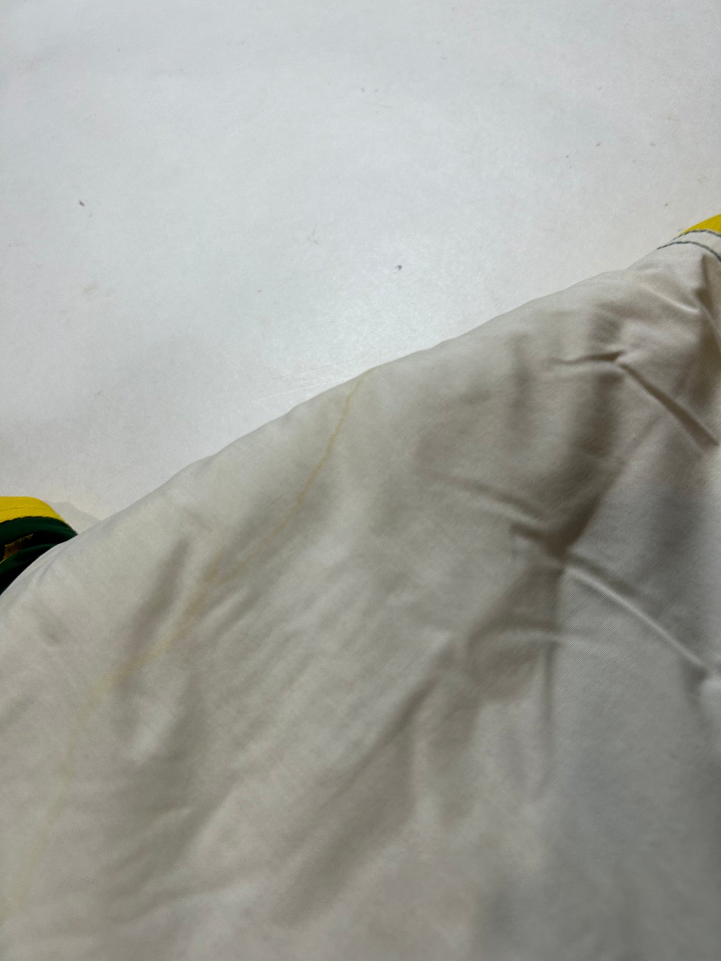 Vintage 90s Pro Player By Daniel Young Green Bay Packers NFL Zip Up Puffer Jacket Large 27.5x28 Inches As Is Has Wear