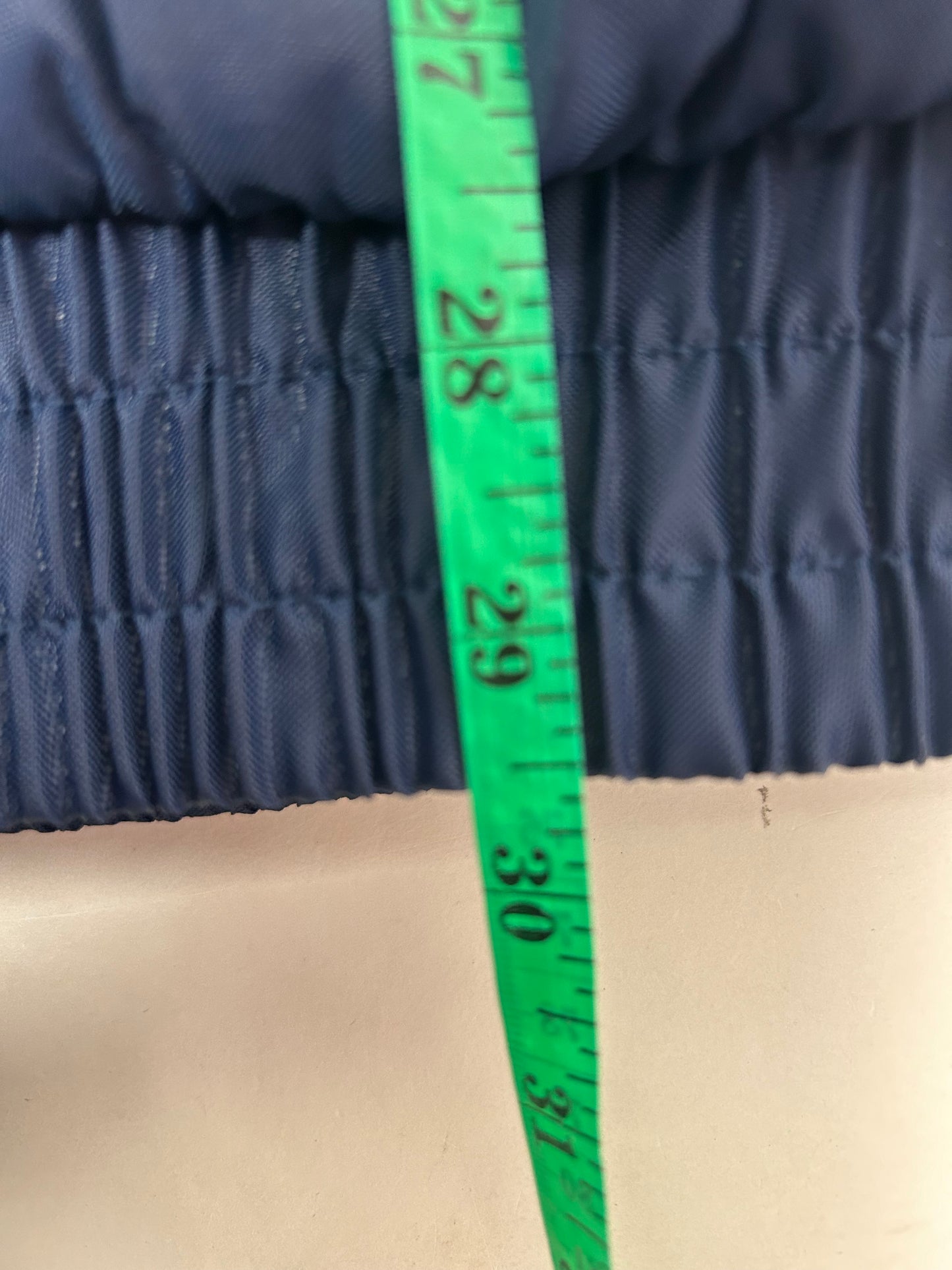 Vintage Notre Dame Fighting Irish Puffer Jacket 1/4 Zip Medium/Large Fit 26.75x29.5 Inches Pro Player 90s