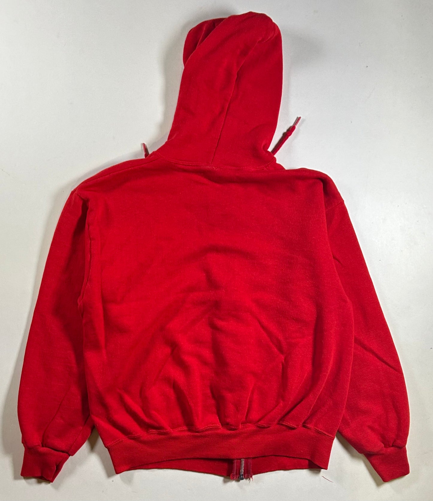 Vintage 80s Artex Stanford University Zip Up Hoodie Sweatshirt Made in USA 21x23 Inches
