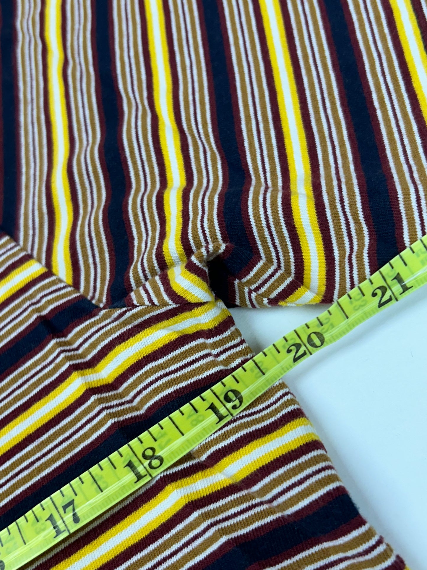 The Hundreds Embroidered Logo  Stripped Tee Medium 19.5x27 Inches