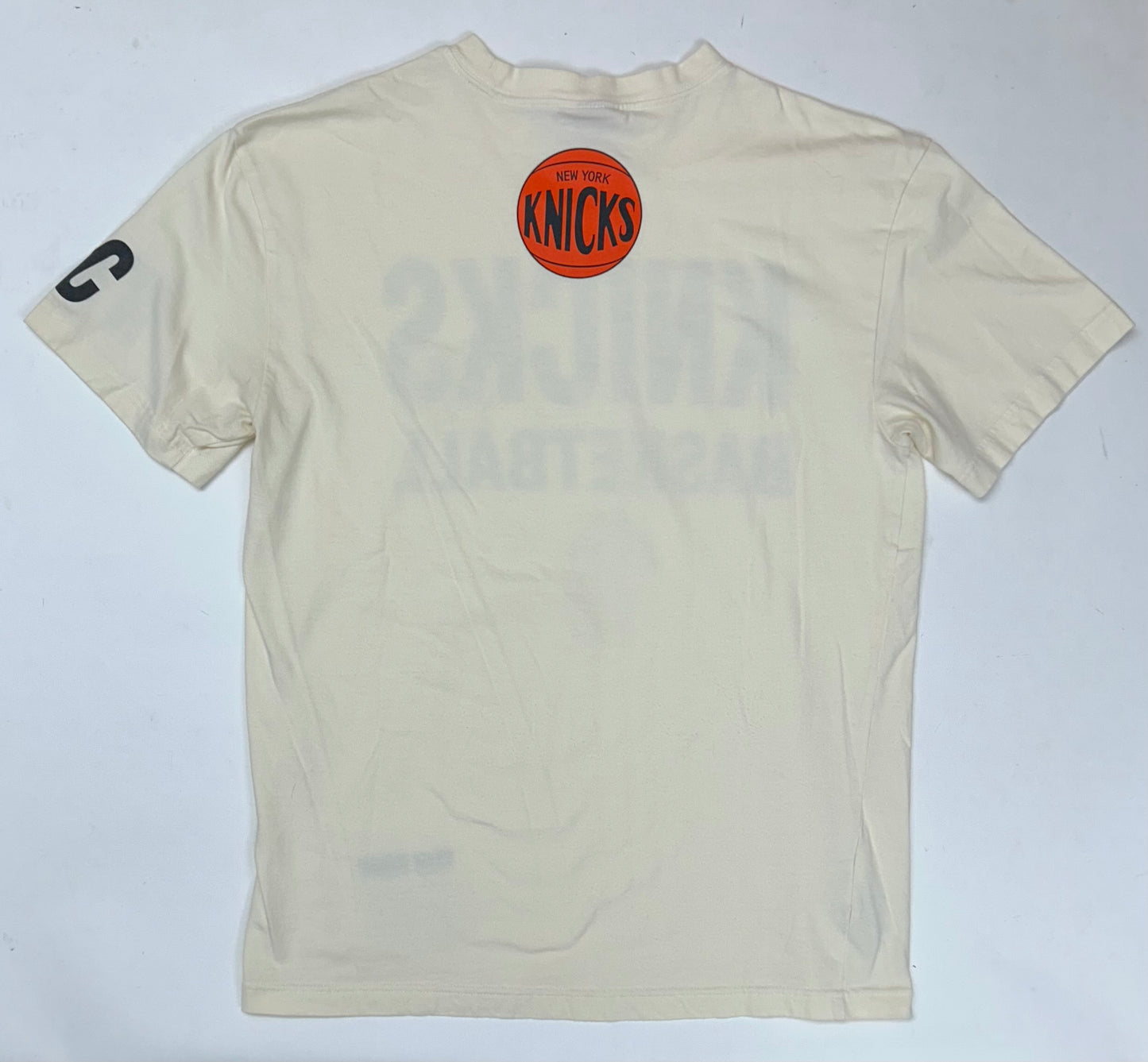 Mitchell & Ness Hardwood Classic Team Issued New York Knicks NBA Tee Medium 21x28.75 Inches