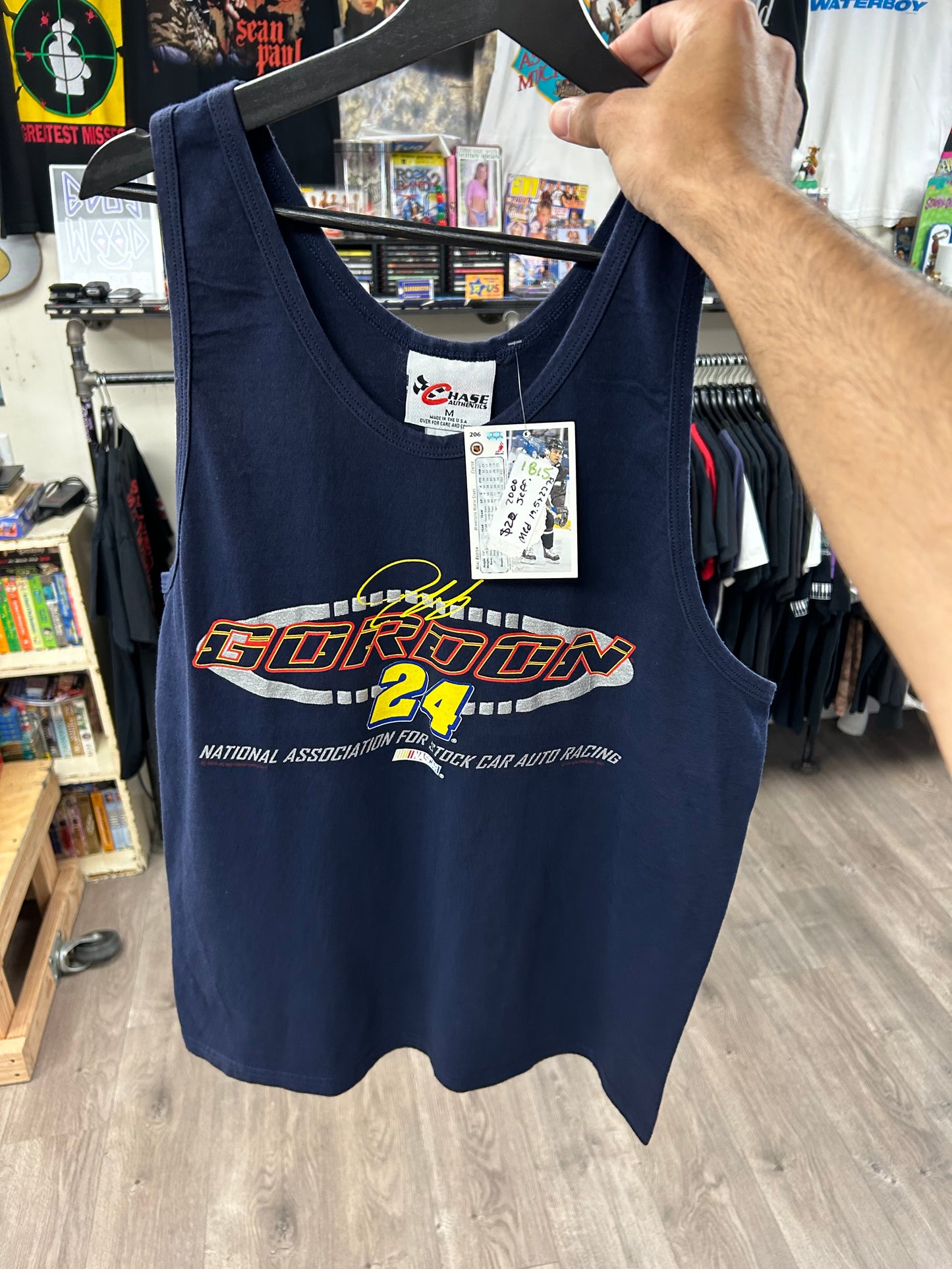 Vintage 2000 Chase Authentics NASCAR Jeff Gordon #24 Tank Top Shirt