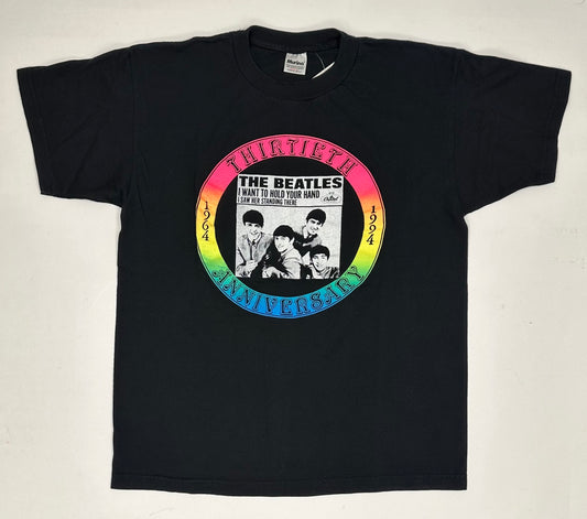 Vintage The Beatles Thirtieth Anniversary 1964-1994 Music Band Tee Large Rare 22x28.25 Inches