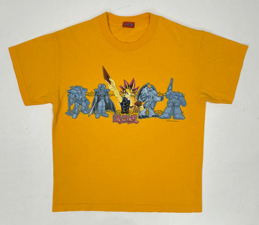 Vintage YU-GI-OH Yami Yugi King of Games 1996 T Shirt Yellow 19.25x24.25 Inches Youth/