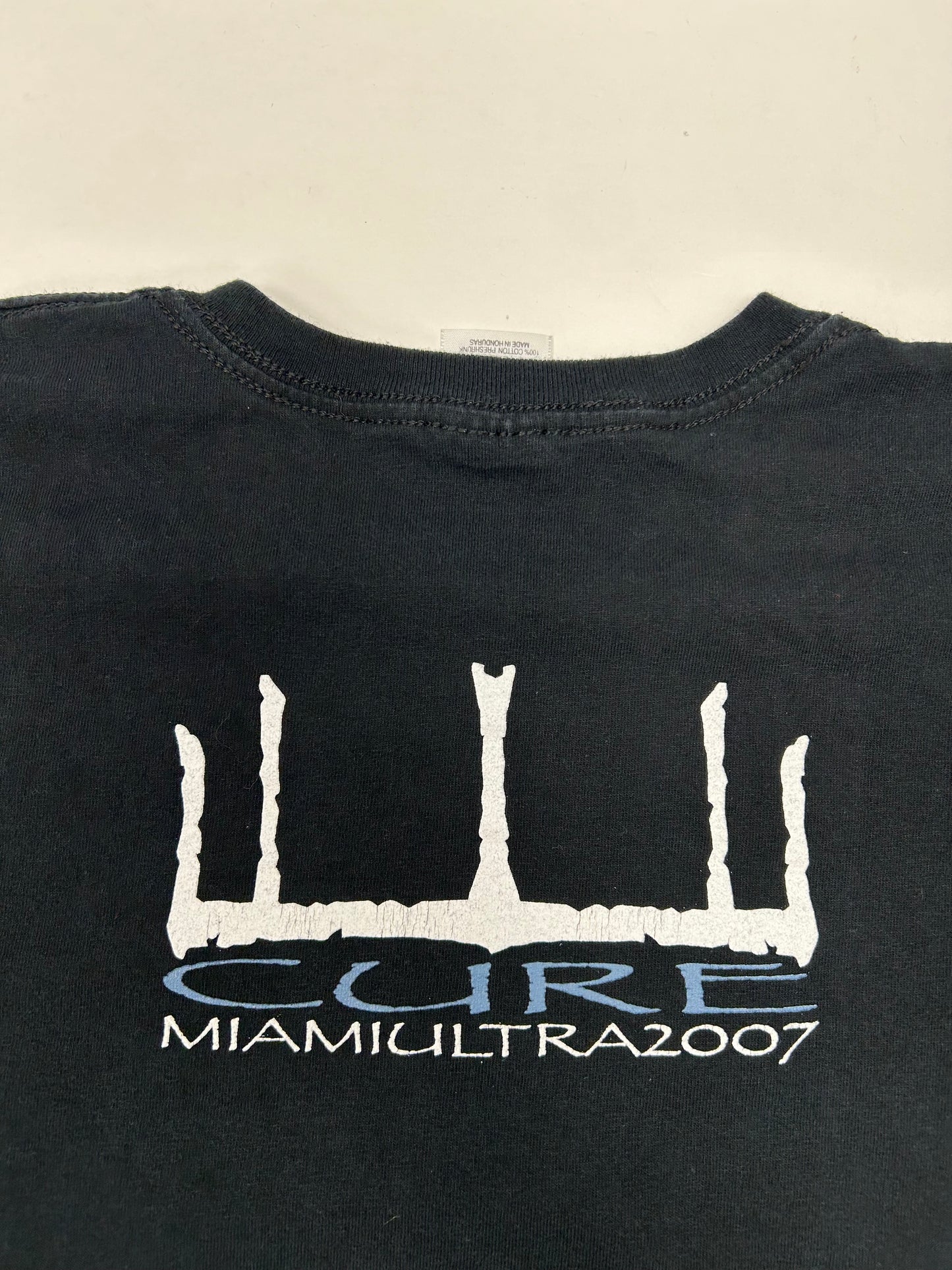 Vintage Miami Ultra 2007 Cure The Cure Band Festival Music Shirt 2XL 26.25x29.75 Inches