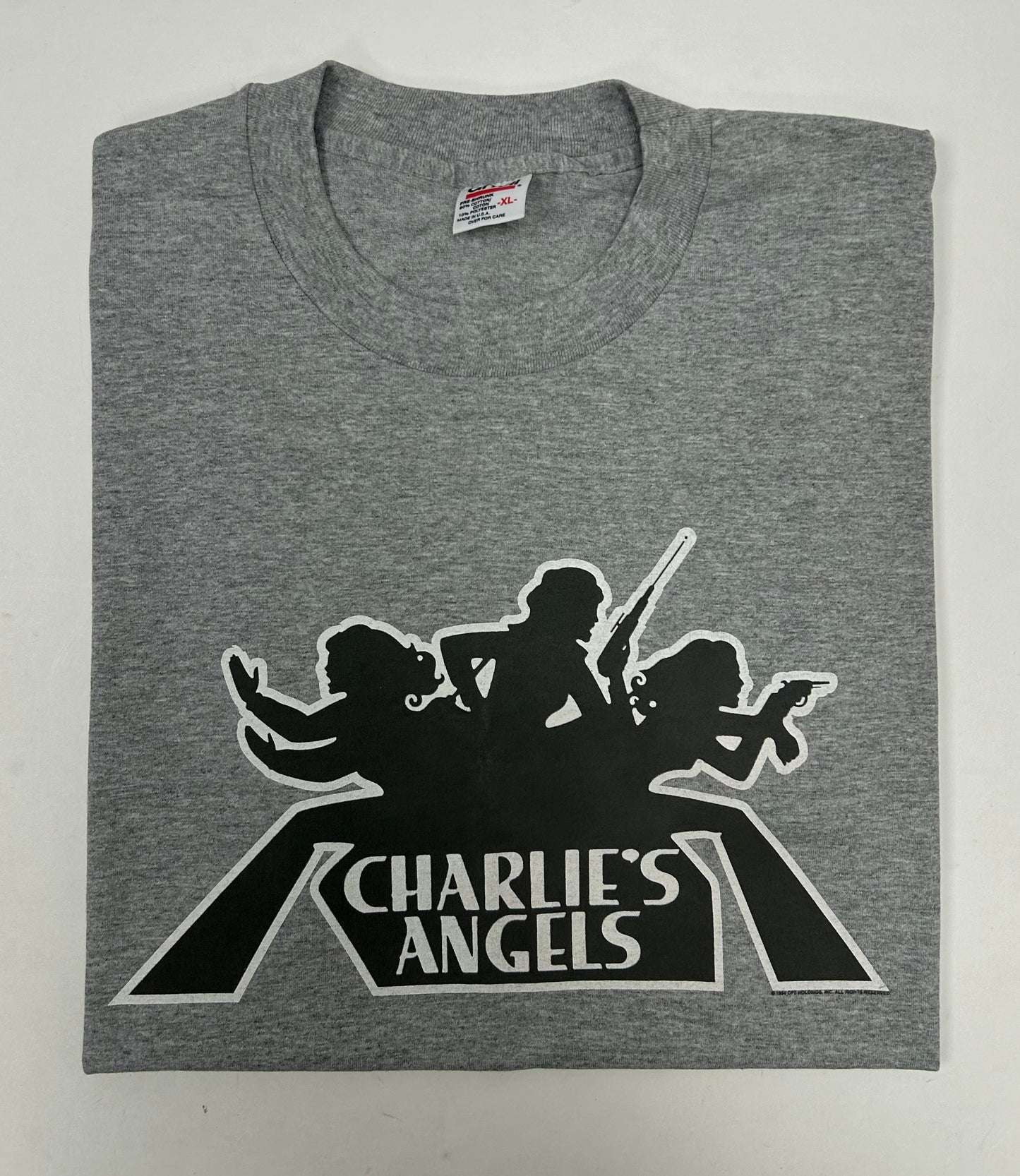 Vintage 1994 Charlie's Angels This Is A Bust Movie Promo Film Tee XL 23.25x31 Inches Excellent