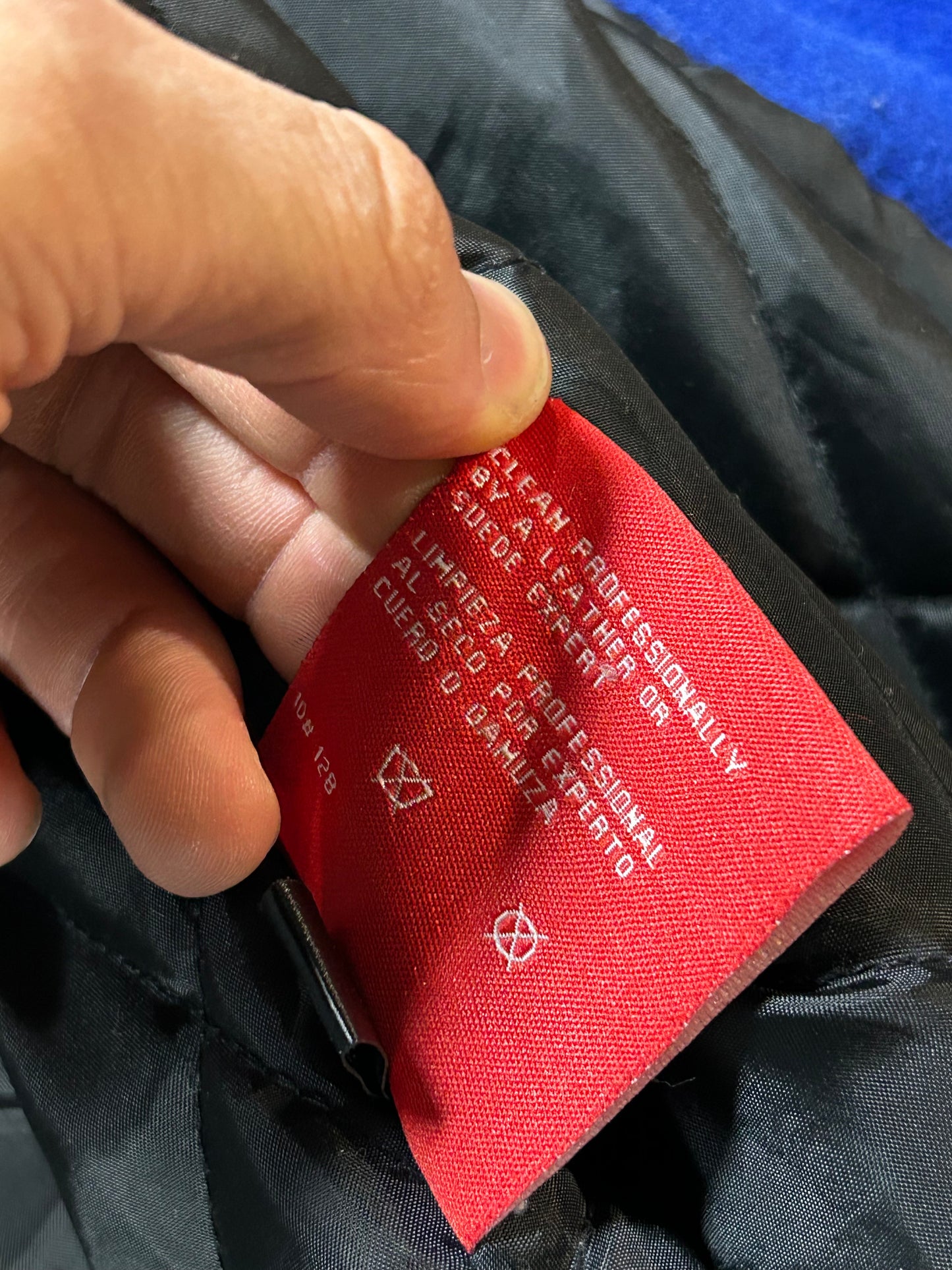 Vintage 00s NFL New York Giants Zip Varsity Jacket Style Jacket Large 27.25x28.75 Inches Has Wear As Is