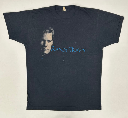 Vintage Randy Travis Shirt I Told You So 1988 Tee Screen Stars 19.25x26.25 Inches Fits M/S