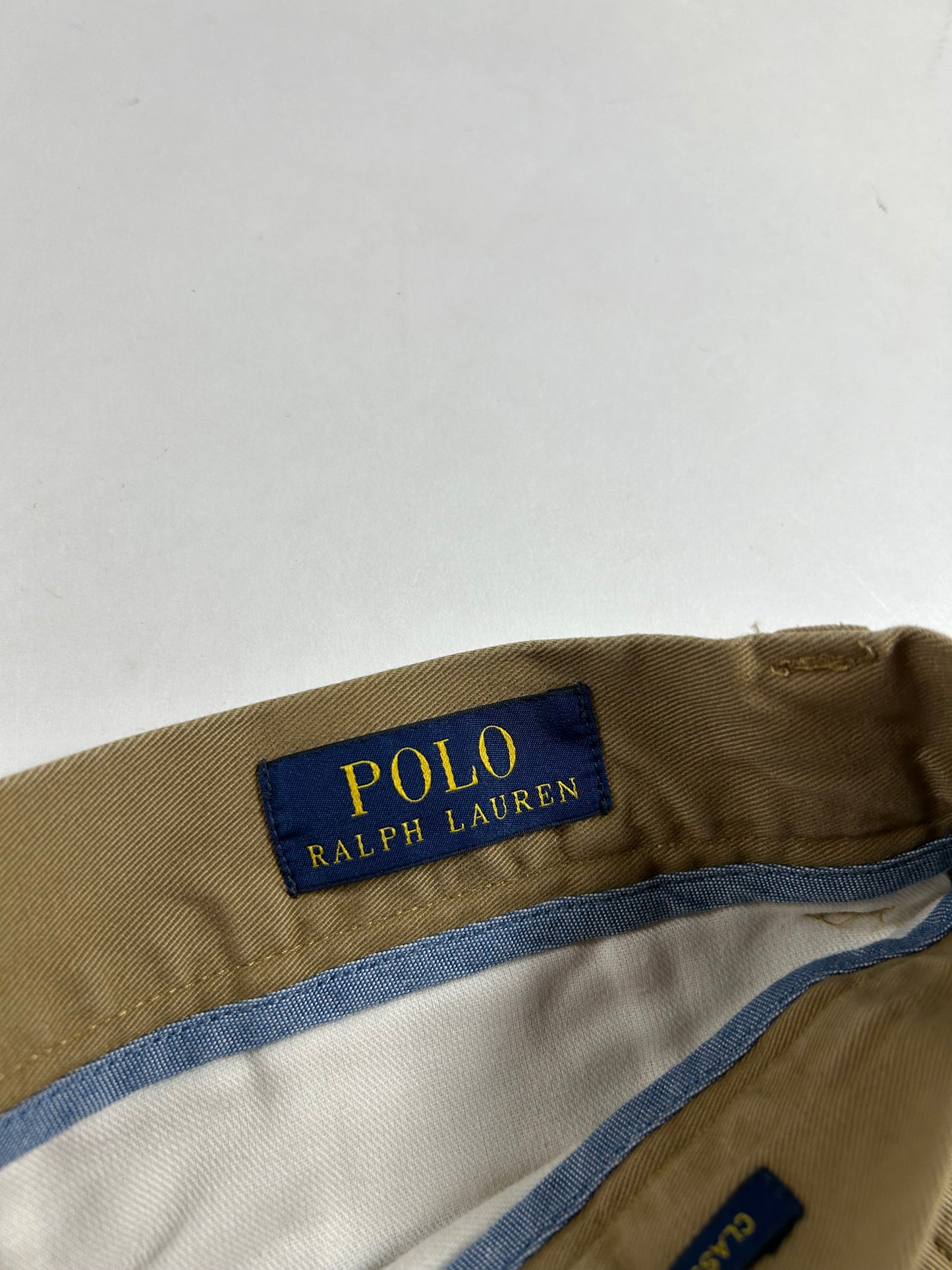 Polo Ralph Lauren All Over Pony Chino Shorts Khaki Classic Fit 9” 35 18x20.75/21 Inches