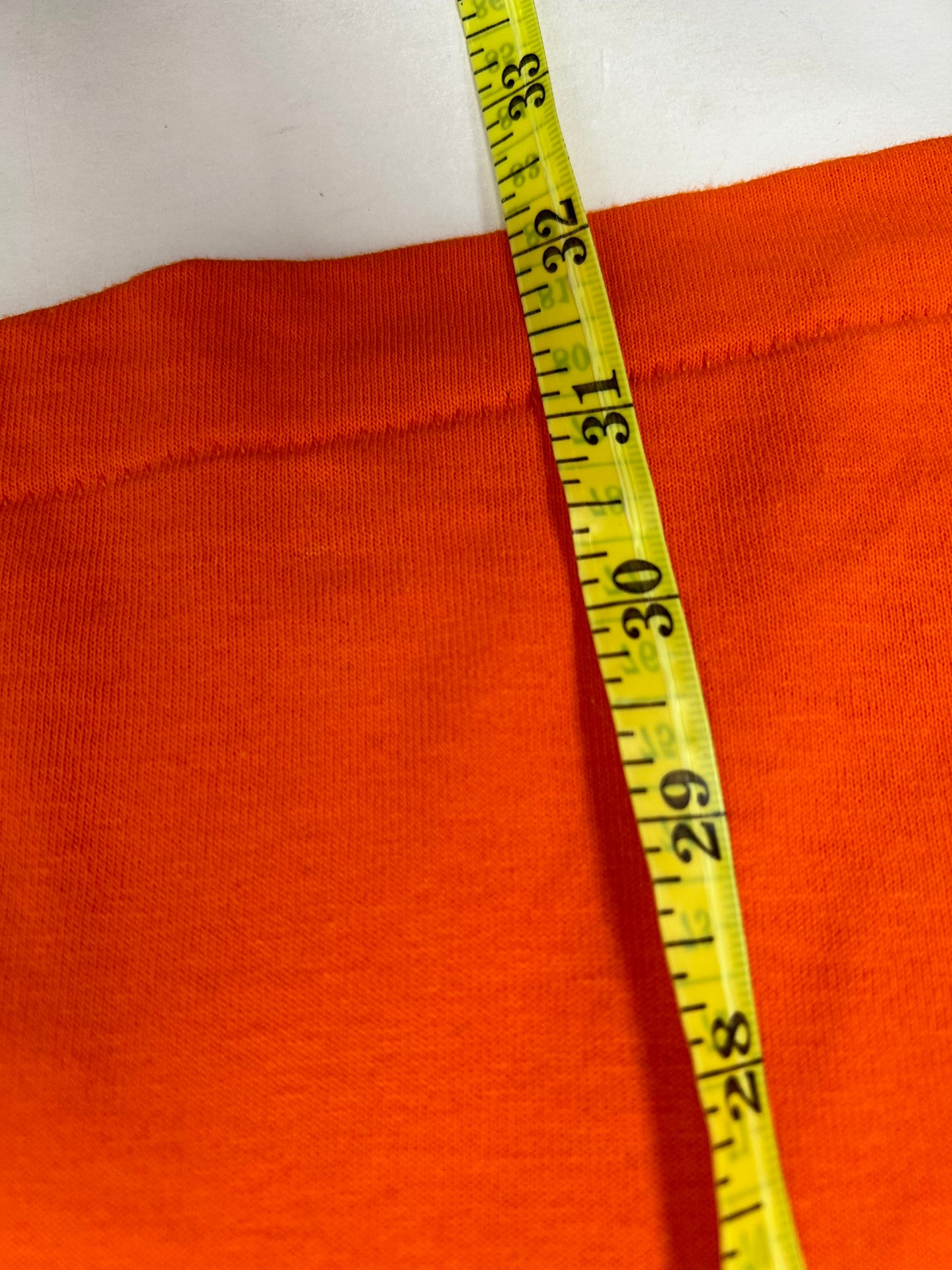 Vintage 90s Nickelodeon Orange TV Promo Tee XL 24.25x32 Inches