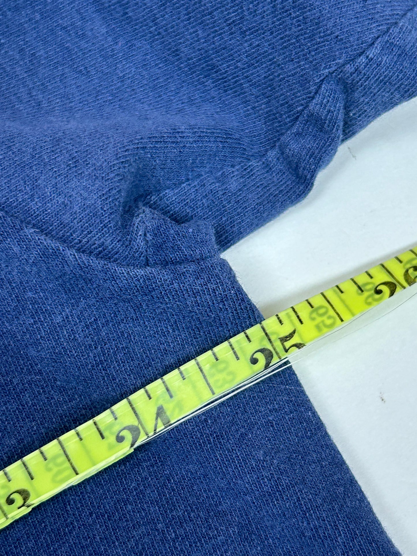 Vintage 90s Nike Embroidered Swoosh Essential Tee Navy XL 25x29.5 Inches