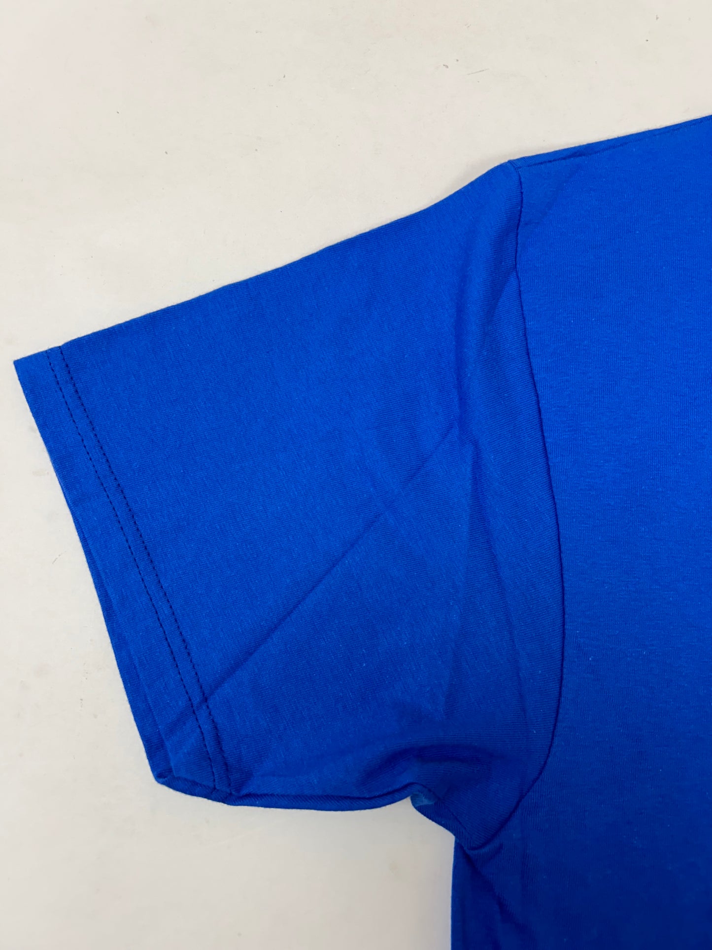 Edgewood NJ first edition “Deeper Than The Roots.” Tee XL 23.75x31.75 Inches Hanes Beefy-T 100% Cotton USA/Mexico Made Royal Blue