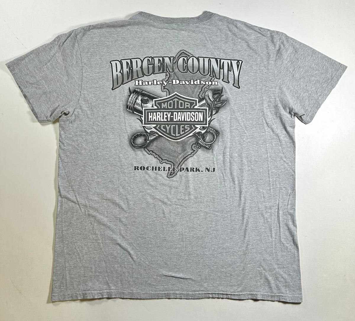 2020 Harley Davidson Motorcycle Of Bergen County Bike 1903 Rochelle Park, NJ Tee XL 24.5x29 Inches