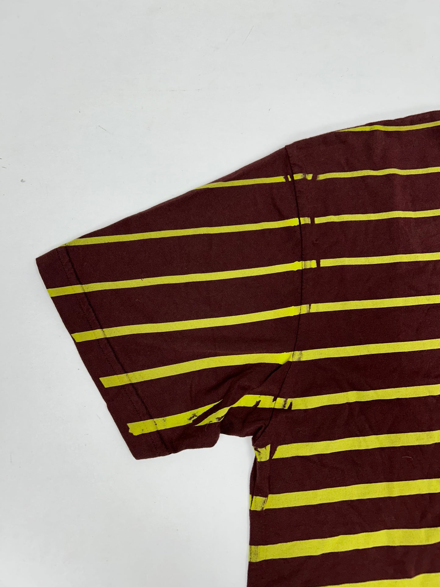 Vintage Globe Shoes Skateboarding Down Stripe Slim Fit Skate Tee New With Tag Tagged XL Can Fit Large Slimmer Style Fit 22.25x31.75 Inches