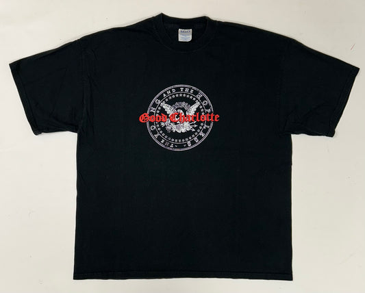 Vintage 2004 Good Charlotte The Young And The Hopeless Band Punk Music Tee 2XL 25.5x30.25 Inches