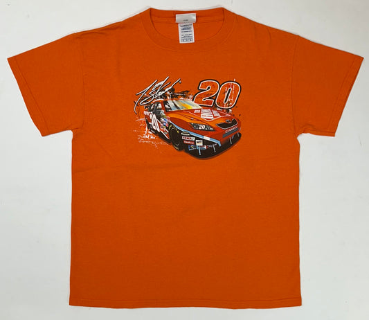 Vintage 00s Tony Stewart NASCAR #20 Toyota Tee Medium 20.5x26.5 Inches