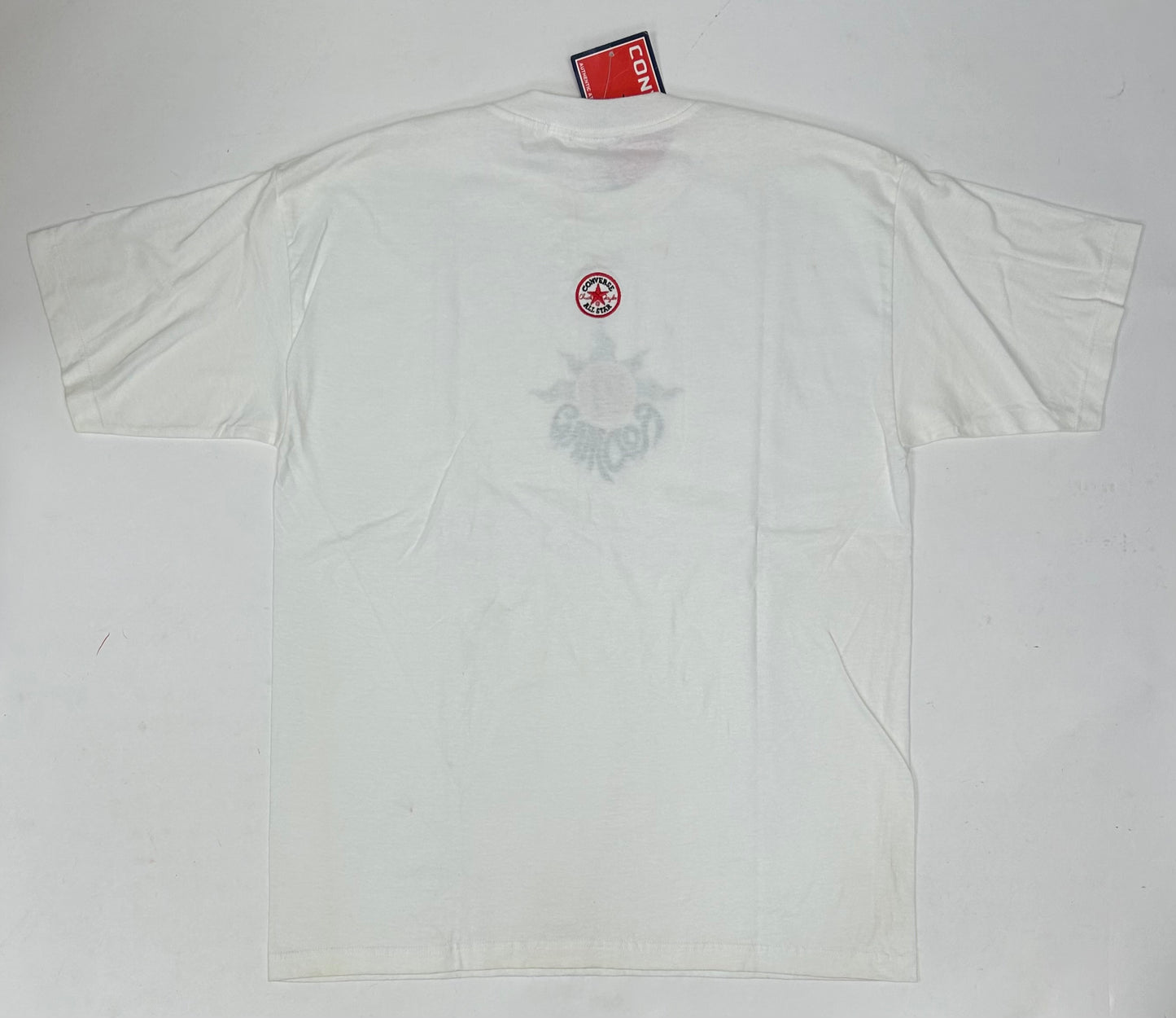 Vintage Dennis Rodman Converse All Star Chuck Taylor Chicago Bulls 91 Logo Shirt Tagged XL 23.5x31.75 Inches Brand New With Tags As Is