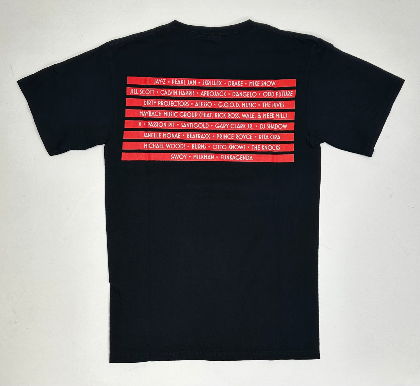 Made In America 2 Day Festival Concert 2012 Jay Z Drake Pearl Jam Small Tee 17.75x27 Inches
