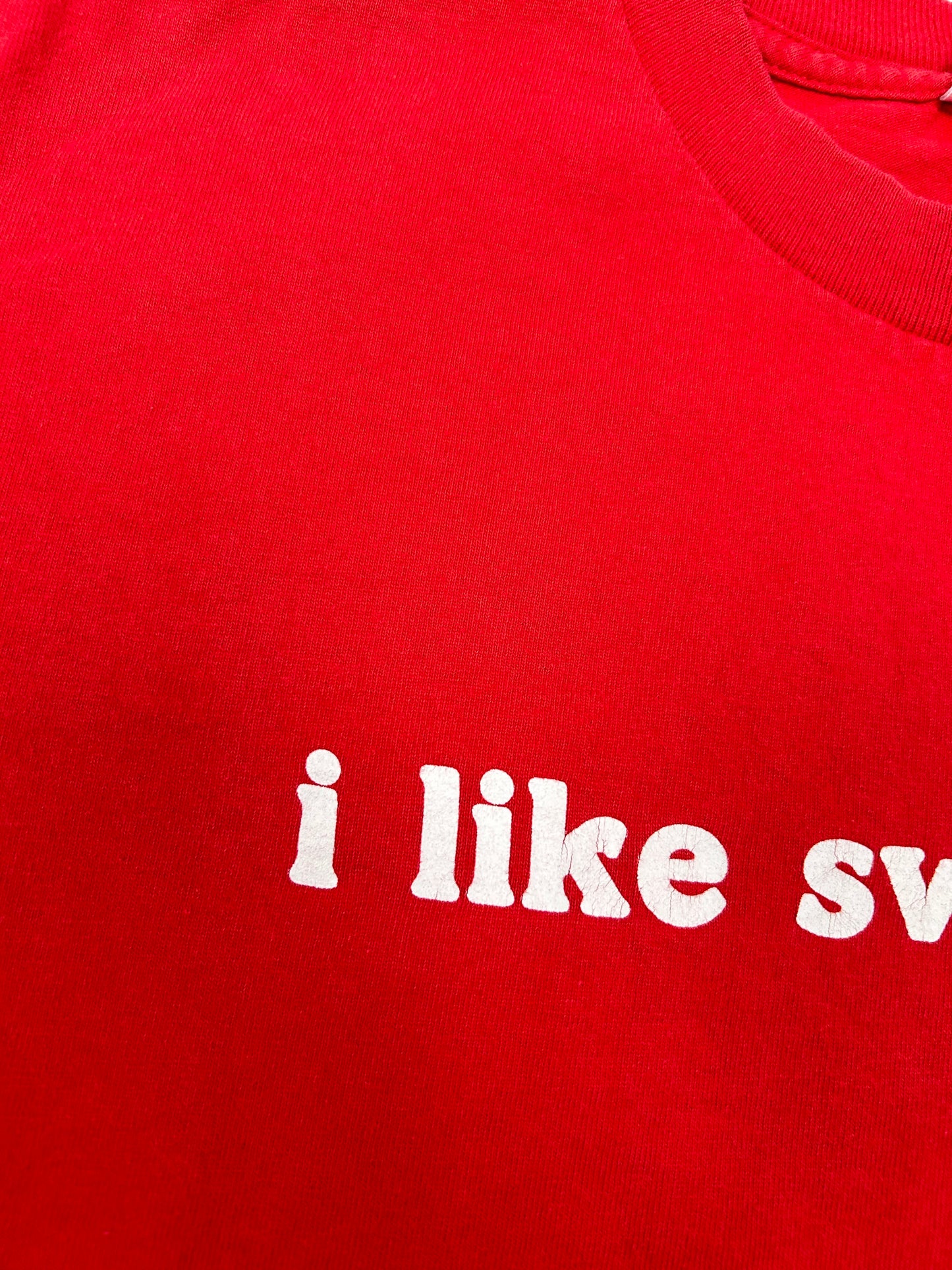 I Like Switchfoot T Shirt American Post Grunge Alternative Band Red Size Medium 19.25x25.5 Inches Y2K 2000s