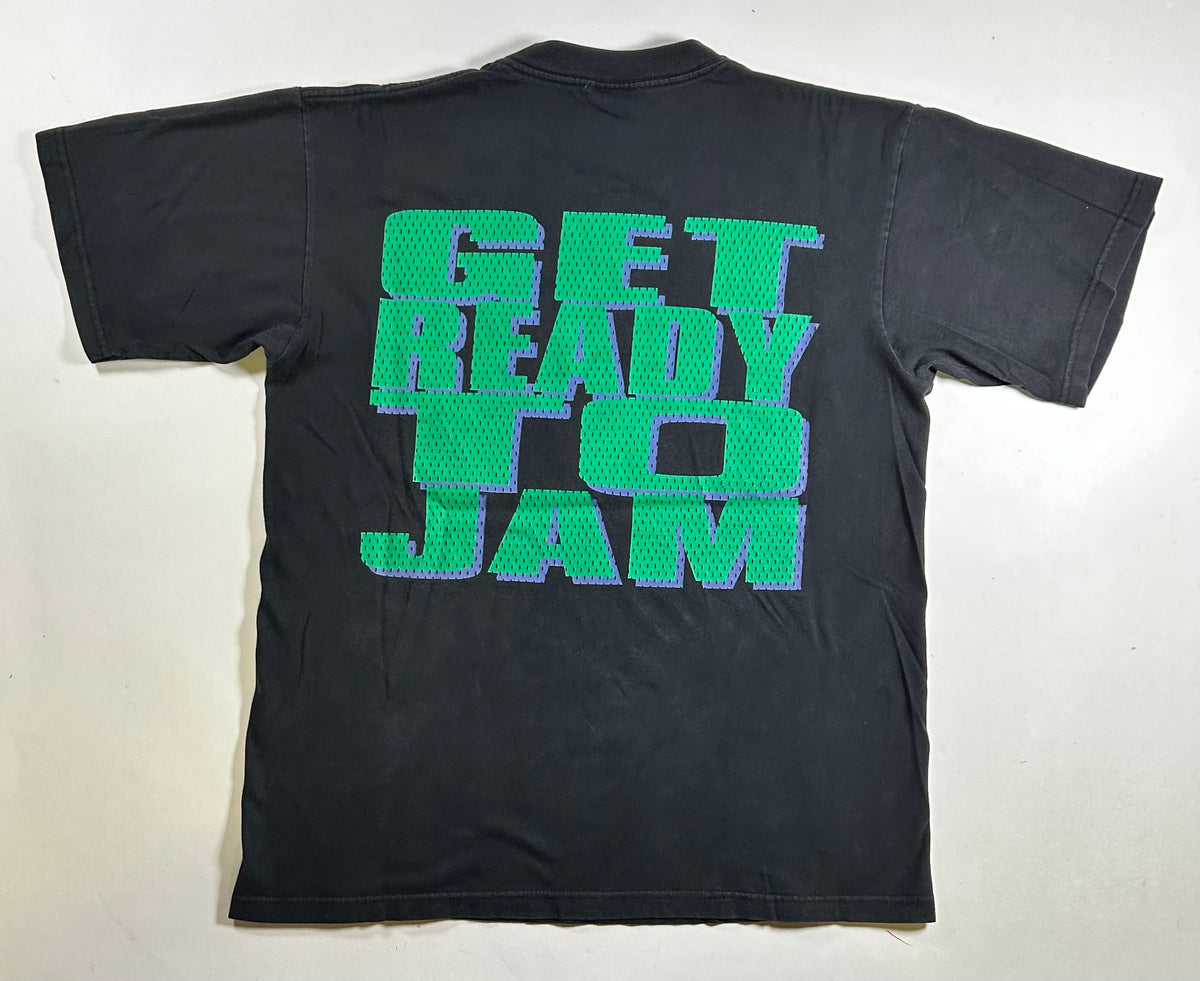 Vintage 1996 Space Jam Get Ready To Jam Movie Promo T-shirt Large 21.75x28 Inches