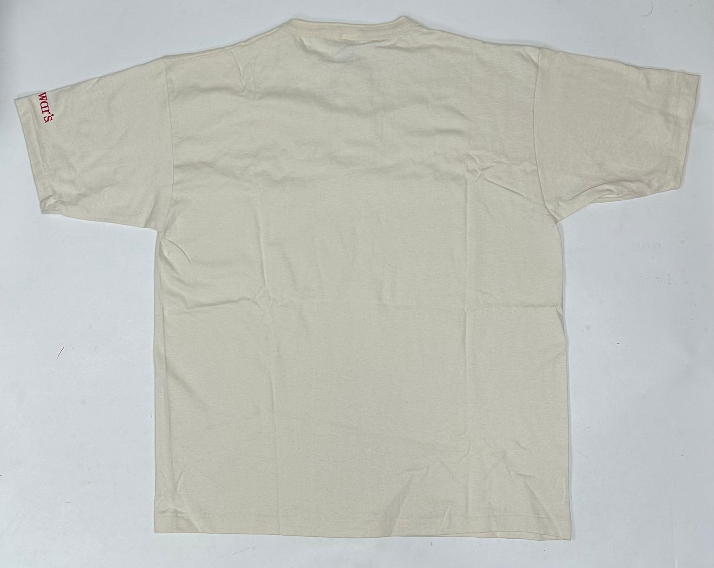 Vintage Dewar’s Scotch Alcohol Company Promo Shirt XL 25.25x31.5 Inches Tan USA