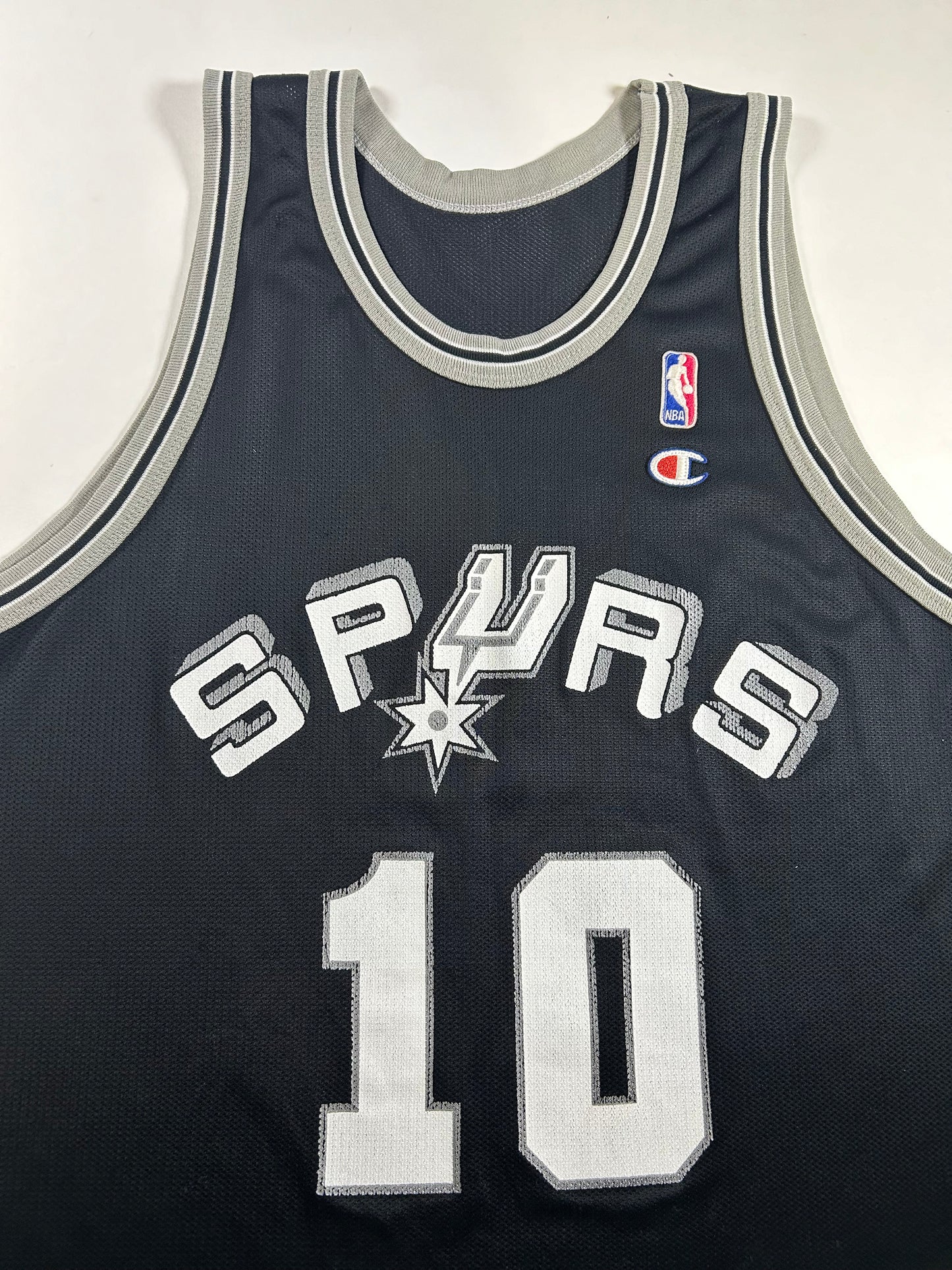 Vintage 90s Champion San Antonio Spurs Dennis Rodman #10 NBA Jersey 48 XL 22.75x32 Inches As Is Has A Signature