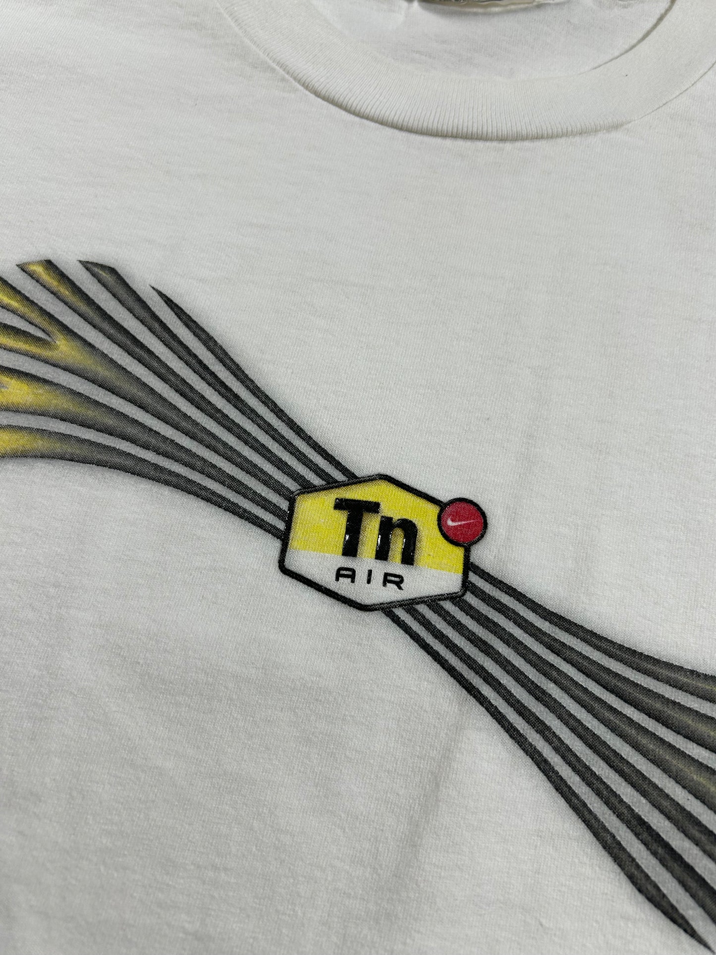 Vintage Nike Tuned Air TN Graphic T Shirt 90s Nike Air Max Plus White Big XL 25x31 Inches White Tag