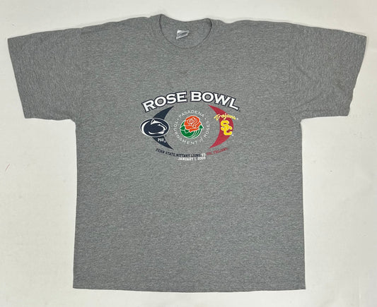 2009 Rose Bowl Penn State Nittany Lions Vs USC Trojans Match Up Tee XL 24x29 Inches