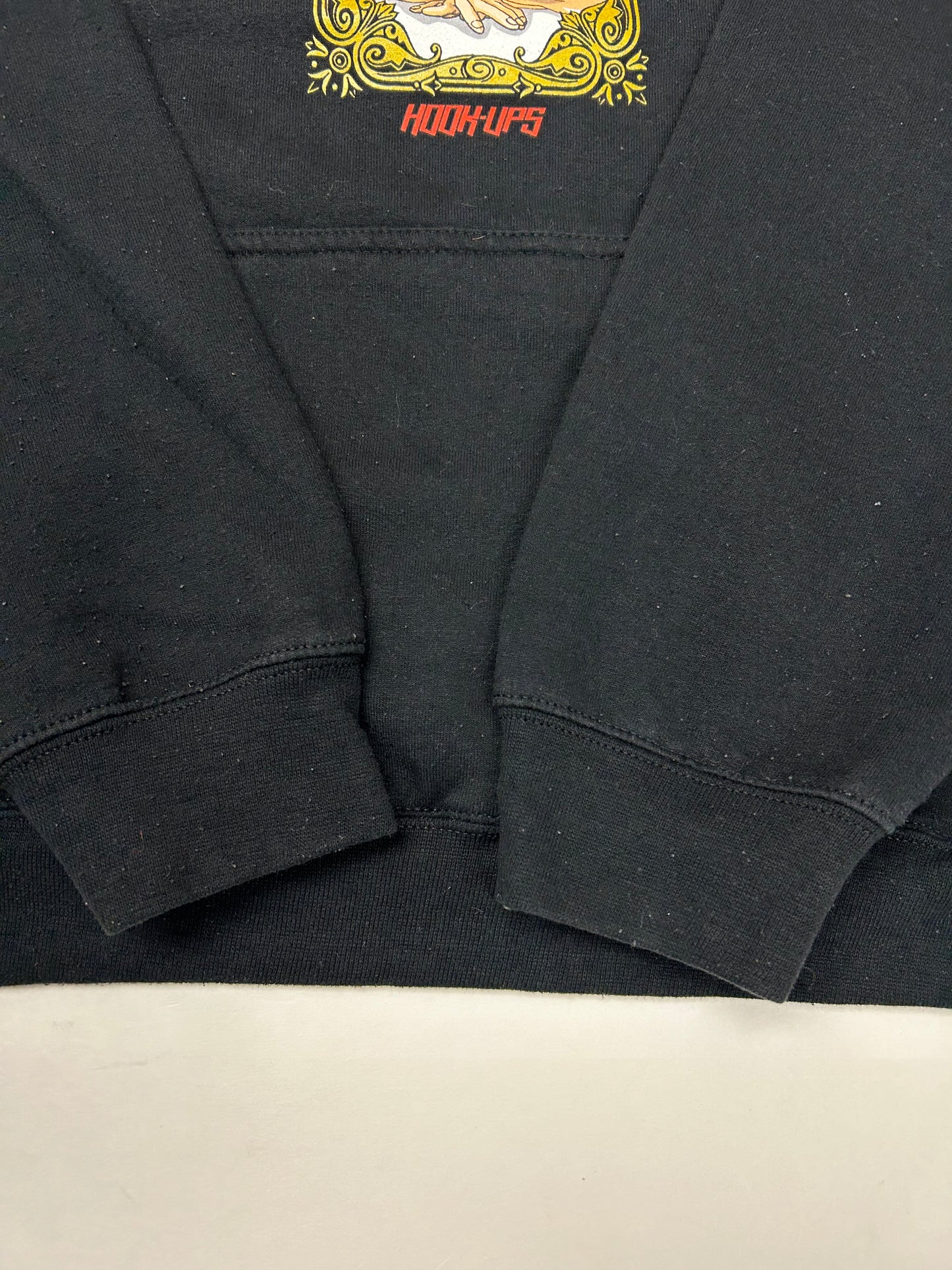 Hook-Ups Angel Girl Hooded Sweatshirt Hook Ups Skateboards Anime Hoodie Large 24.25x27.25 Inches