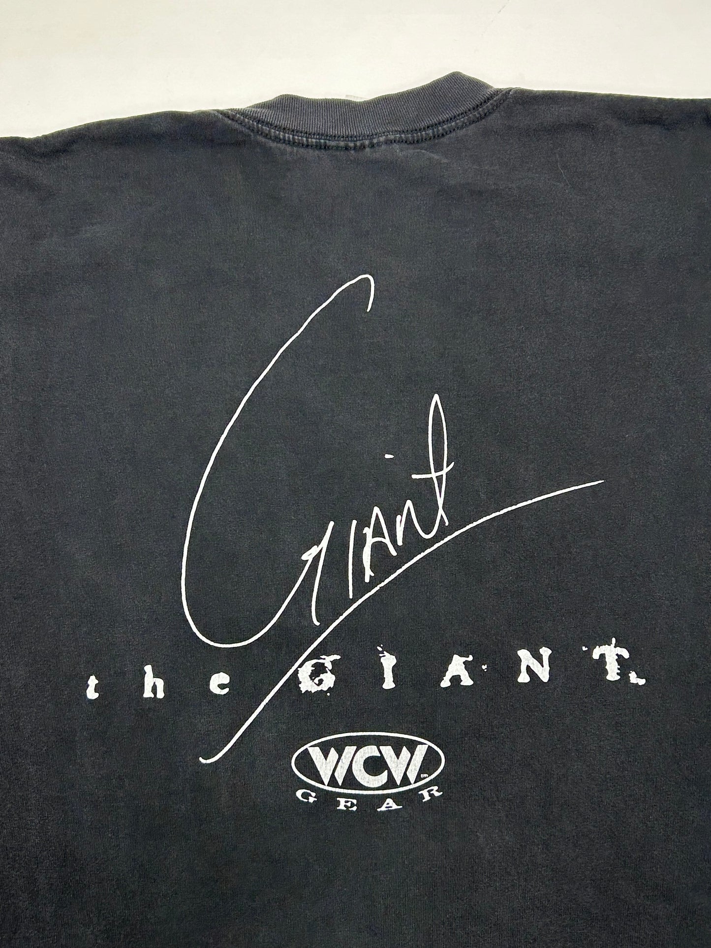 Vintage WCW The Giant Wrestling Steve Stanley Big Face T Shirt Tee 2XL 25x31 Inches