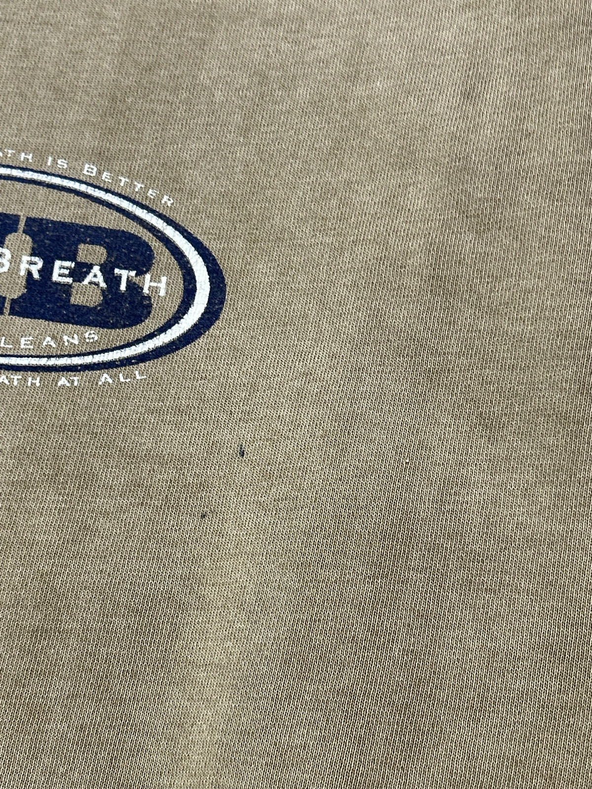 Vintage Hogs Breath New Orleans Hogs Breath Is Better Than No Breath At All XL/L Fit 26x27 Inches Thrashed As Is
